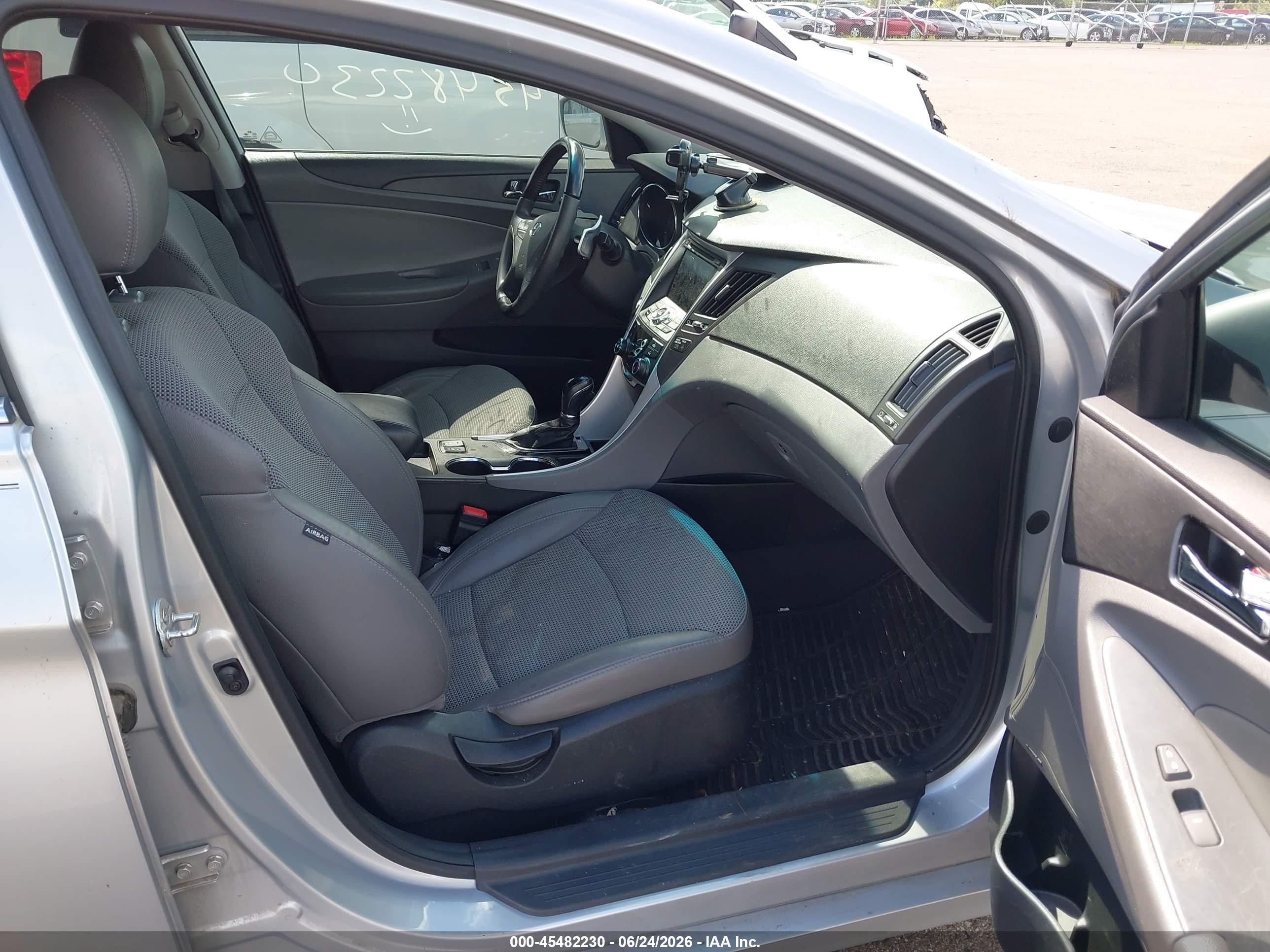 2013 Hyundai Sonata Se Silver vin: 5NPEC4AC8DH777953