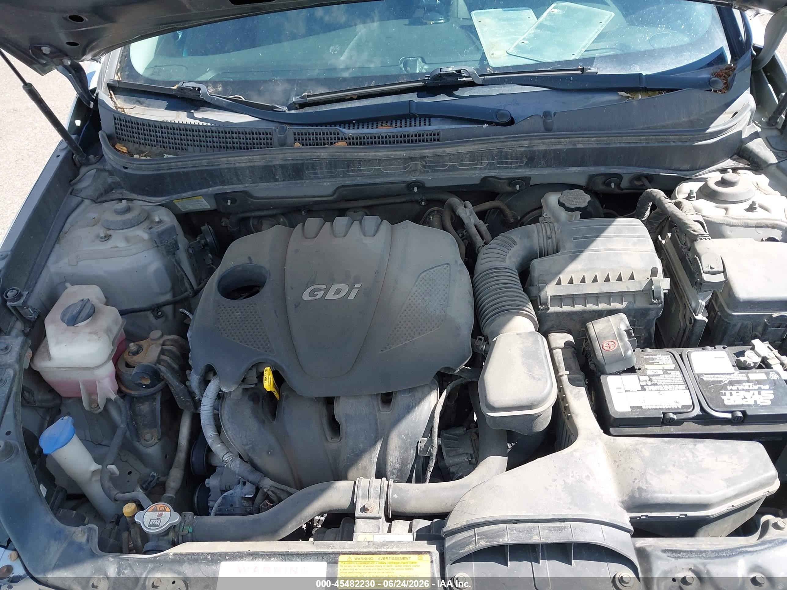 2013 Hyundai Sonata Se Silver vin: 5NPEC4AC8DH777953