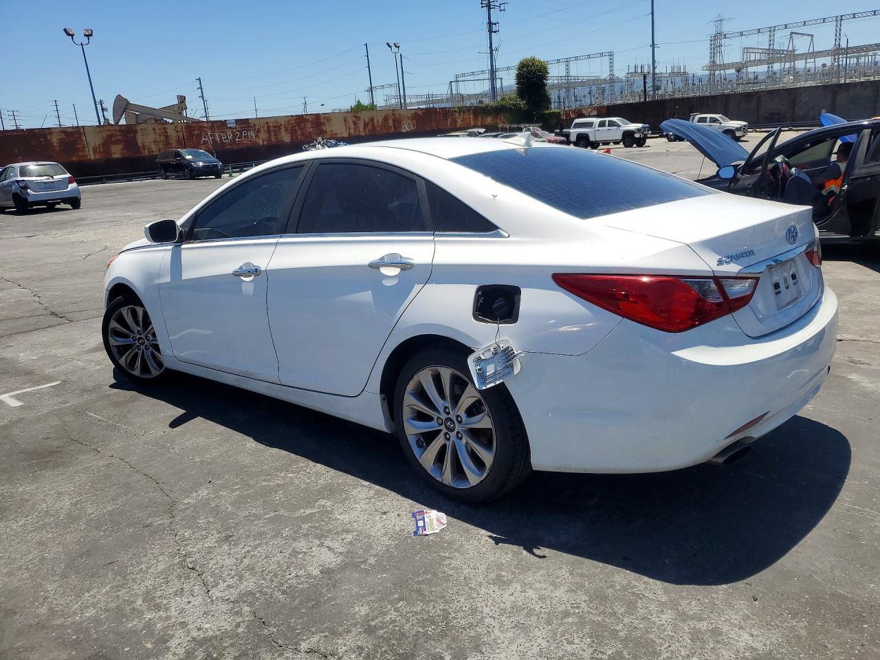 2013 Hyundai Sonata Se White vin: 5NPEC4AC8DH778083