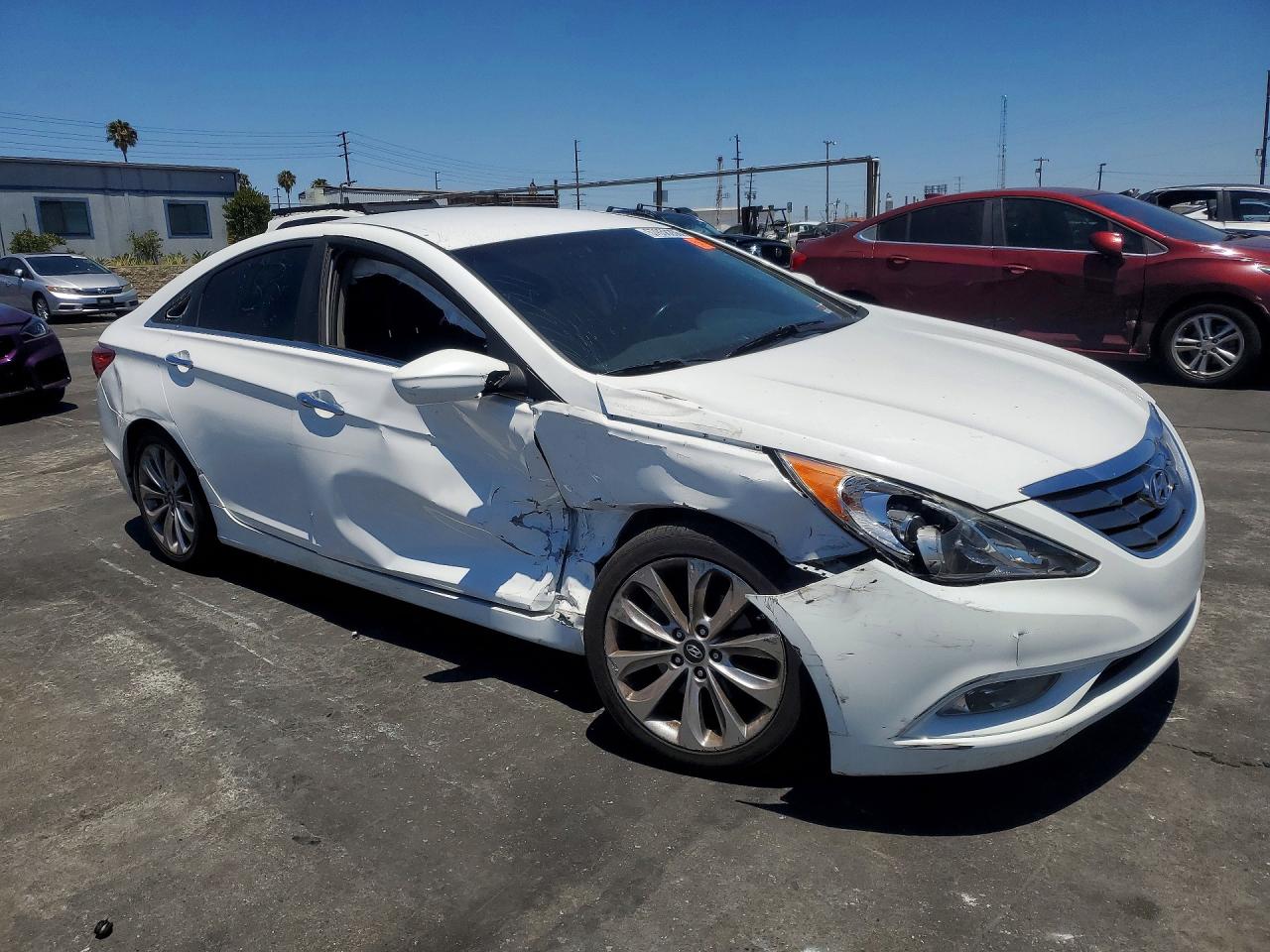2013 Hyundai Sonata Se White vin: 5NPEC4AC8DH778083