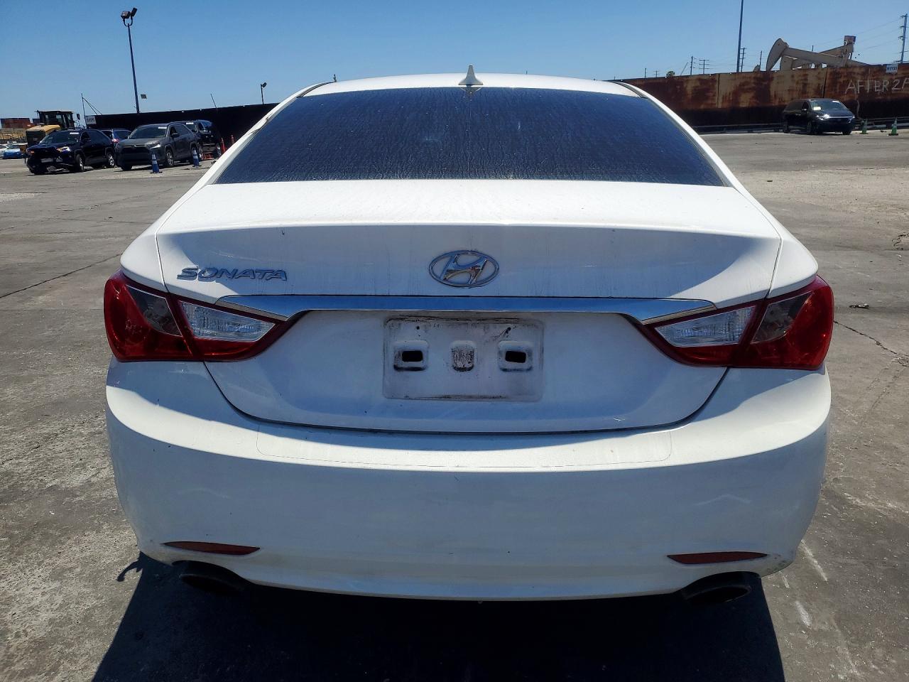 2013 Hyundai Sonata Se White vin: 5NPEC4AC8DH778083