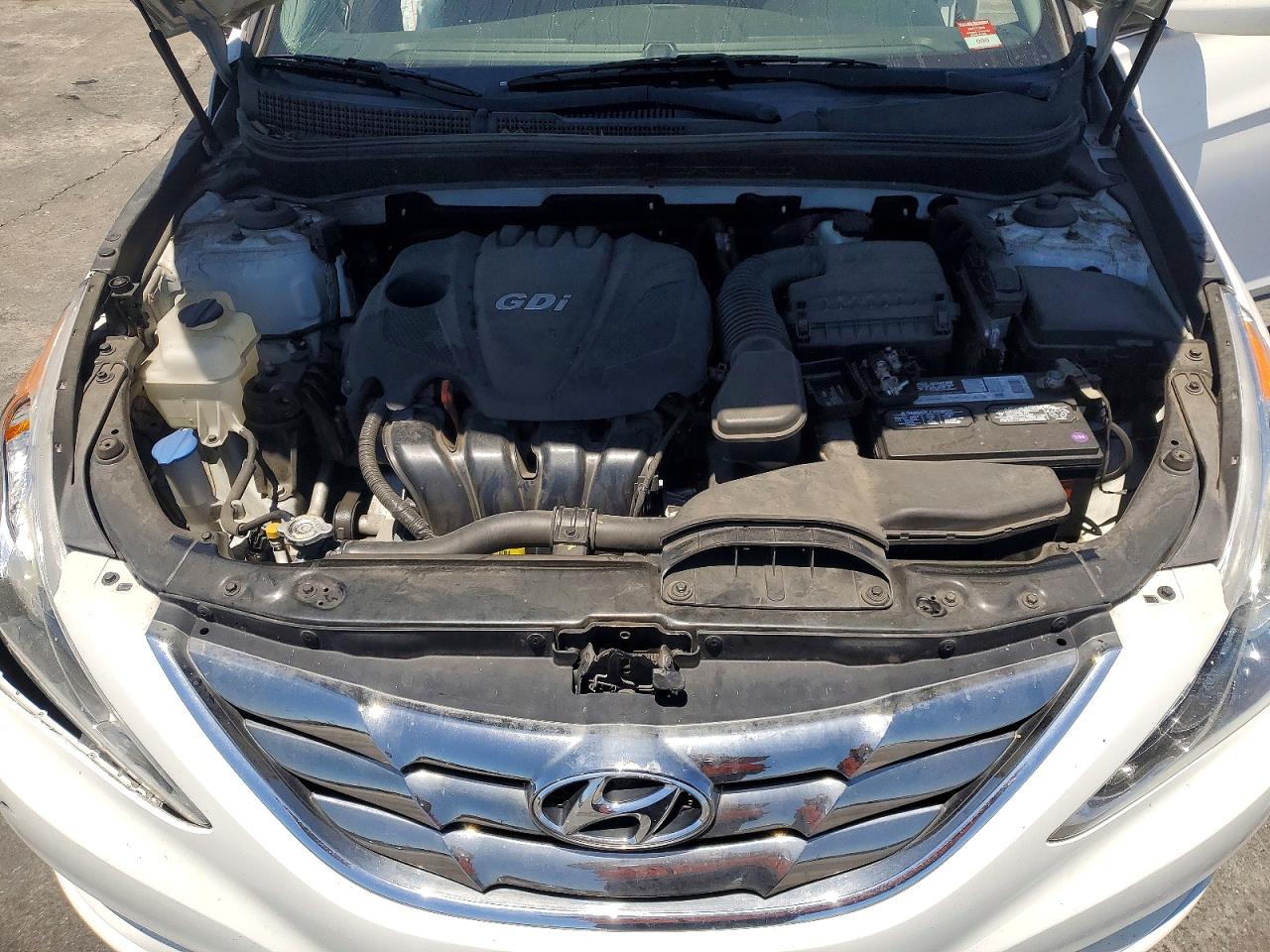 2013 Hyundai Sonata Se White vin: 5NPEC4AC8DH778083