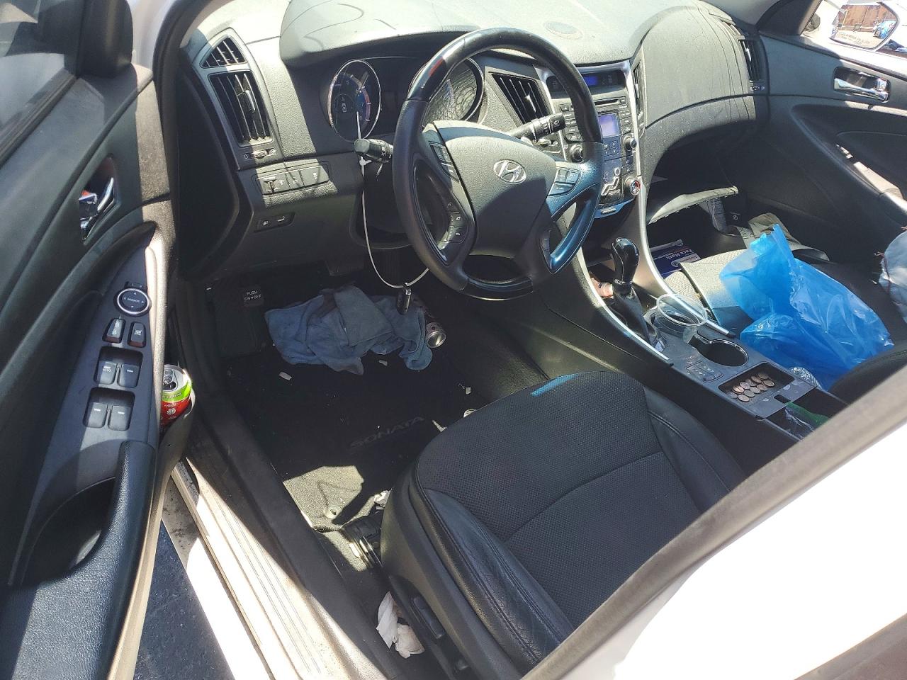 2013 Hyundai Sonata Se White vin: 5NPEC4AC8DH778083