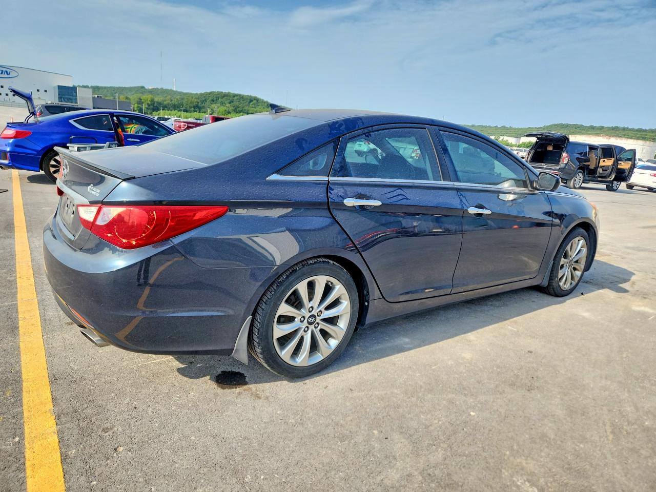 2013 Hyundai Sonata Se Gray vin: 5NPEC4AC8DH788189