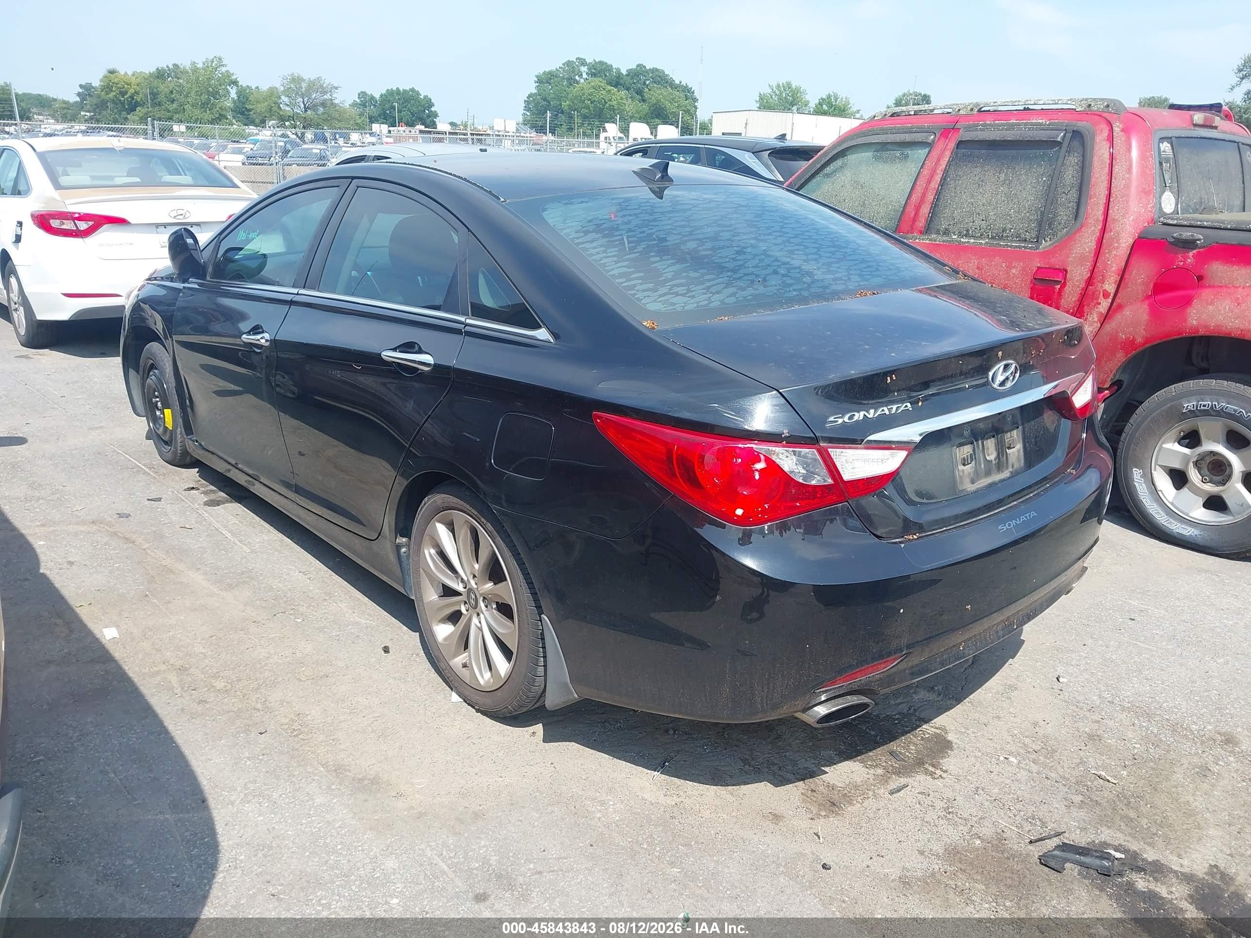2013 Hyundai Sonata Se Black vin: 5NPEC4AC8DH795210