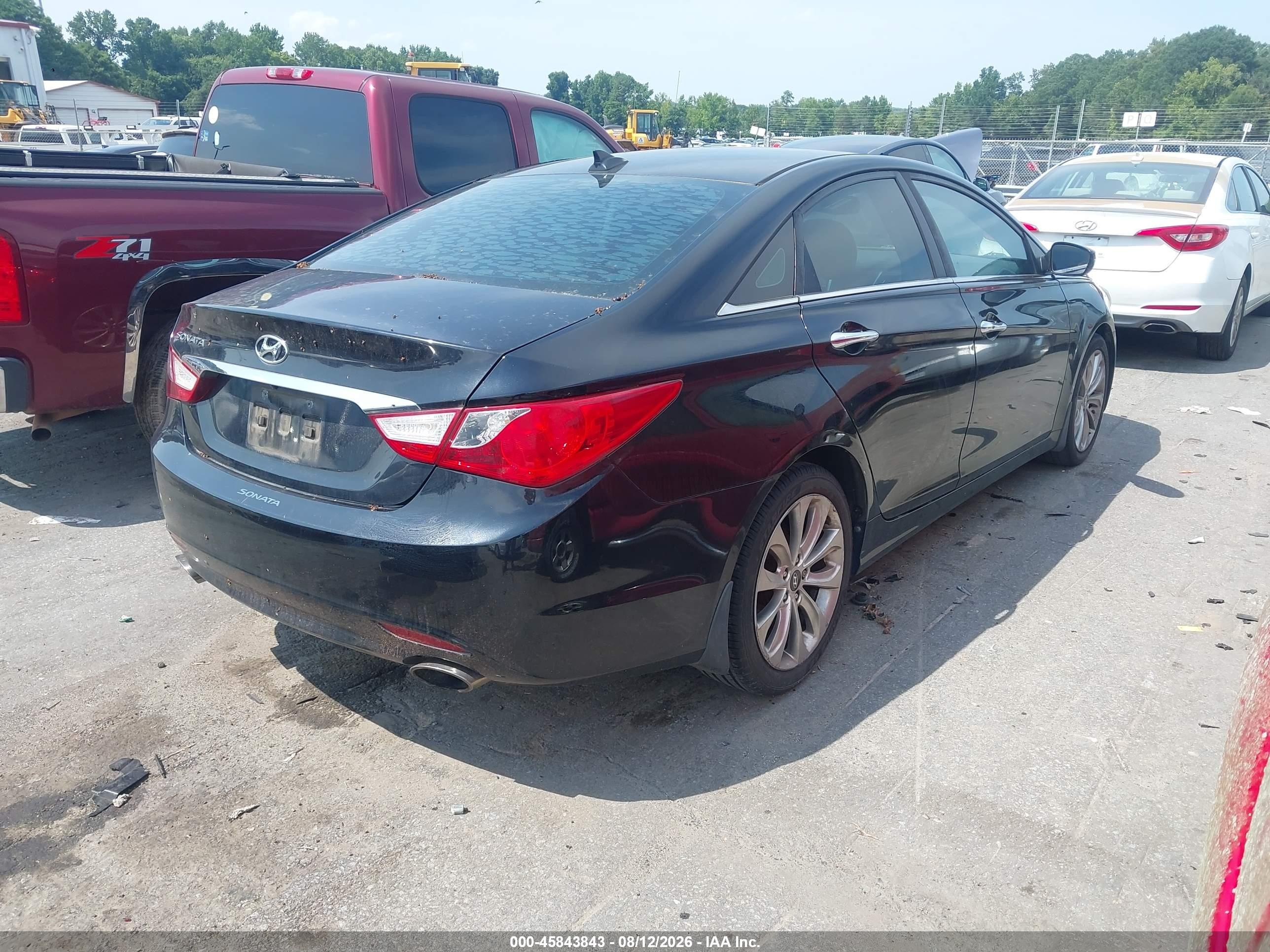 2013 Hyundai Sonata Se Black vin: 5NPEC4AC8DH795210