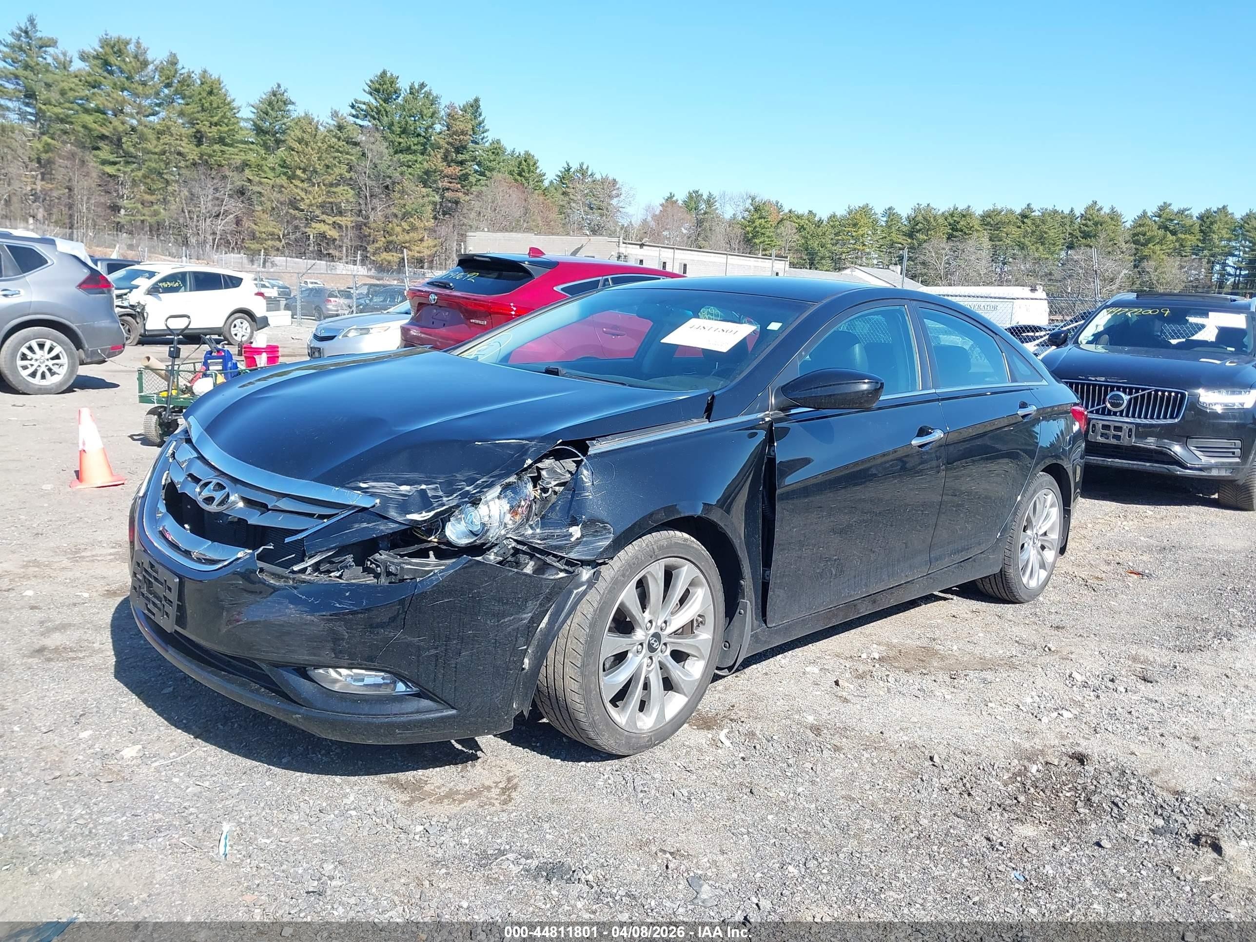 2013 Hyundai Sonata Se Black vin: 5NPEC4AC8DH807937
