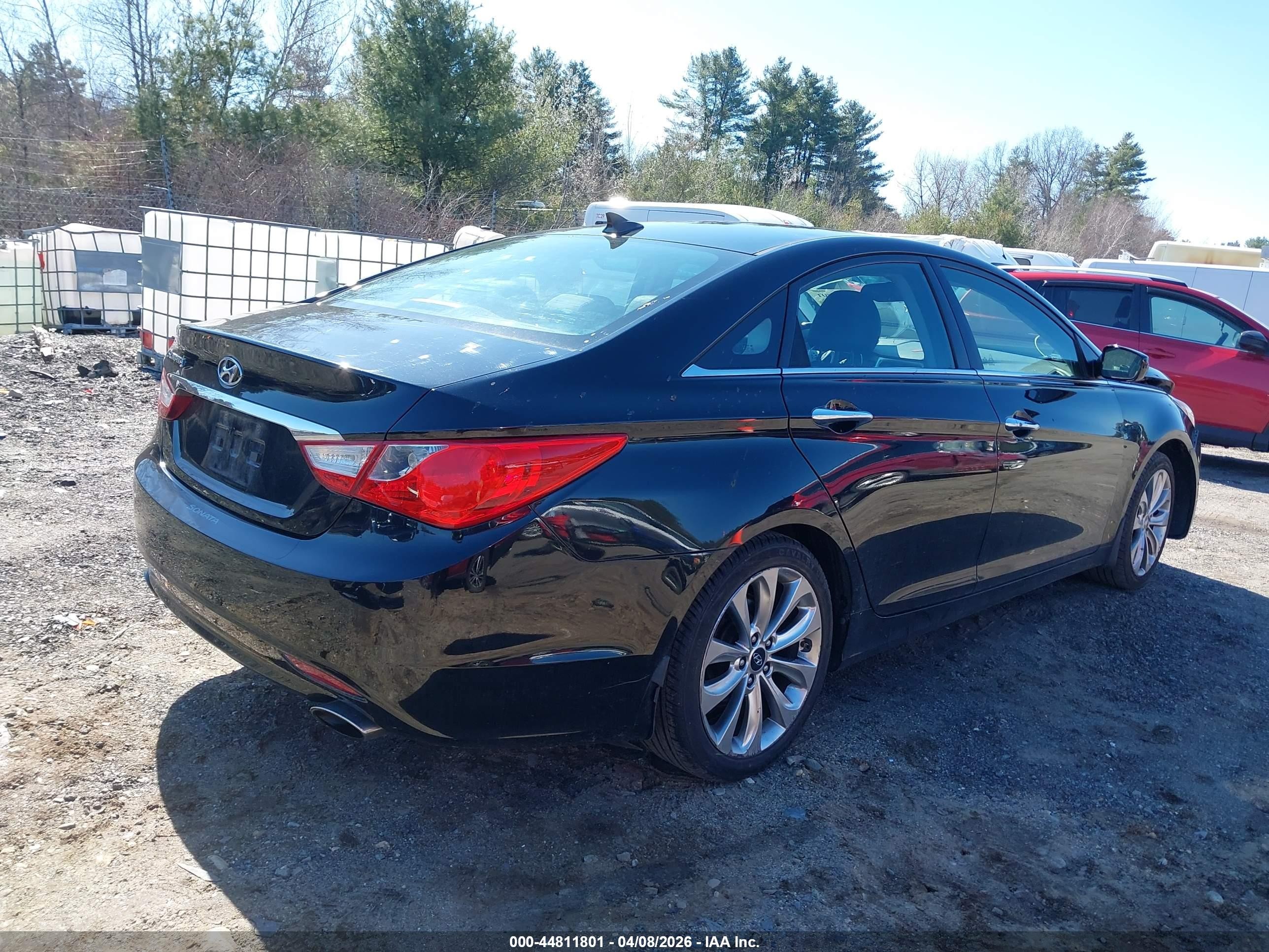 2013 Hyundai Sonata Se Black vin: 5NPEC4AC8DH807937