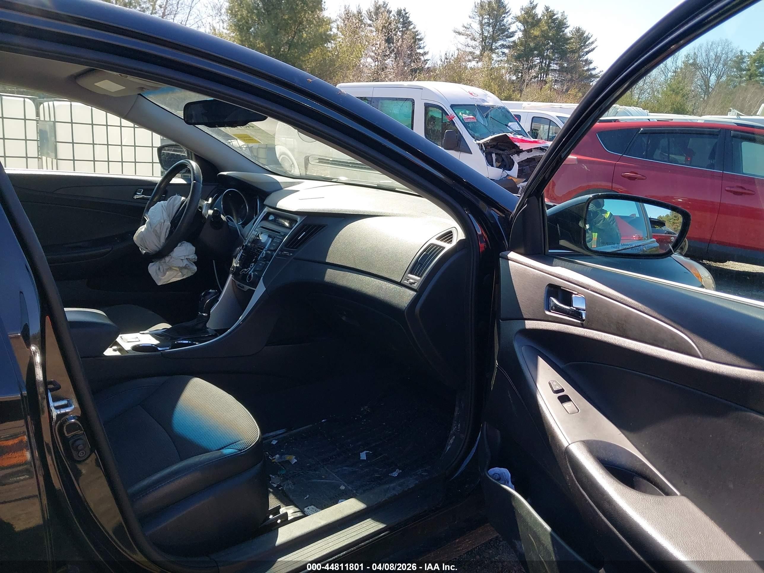 2013 Hyundai Sonata Se Black vin: 5NPEC4AC8DH807937