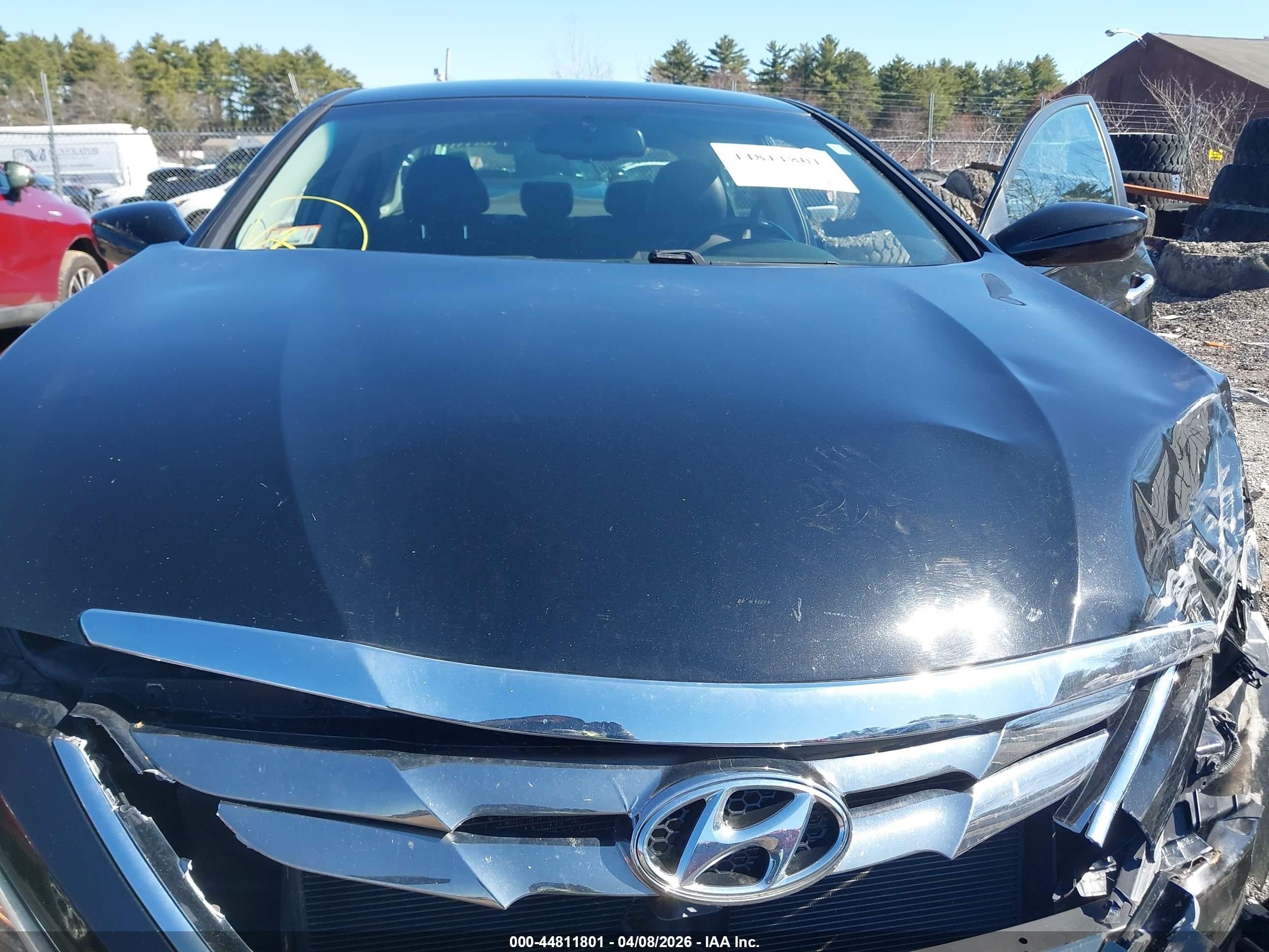 2013 Hyundai Sonata Se Black vin: 5NPEC4AC8DH807937