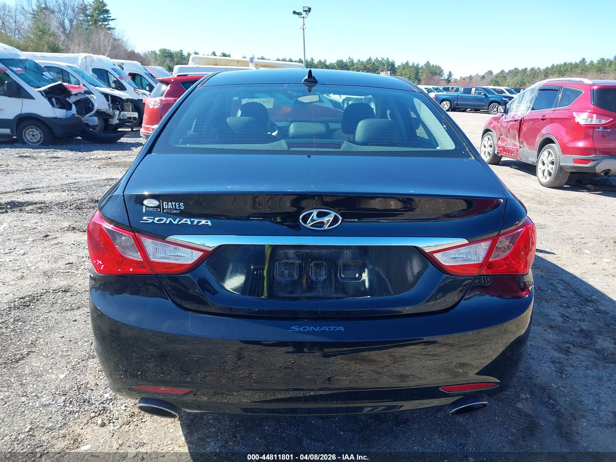 2013 Hyundai Sonata Se Black vin: 5NPEC4AC8DH807937