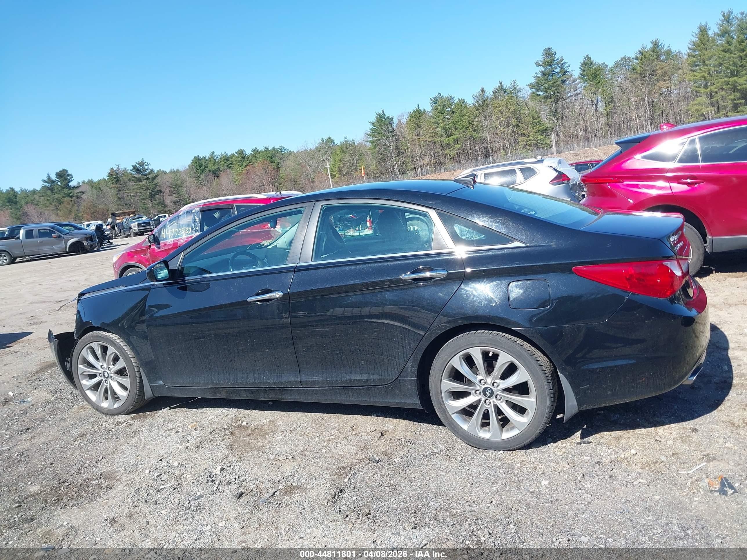 2013 Hyundai Sonata Se Black vin: 5NPEC4AC8DH807937
