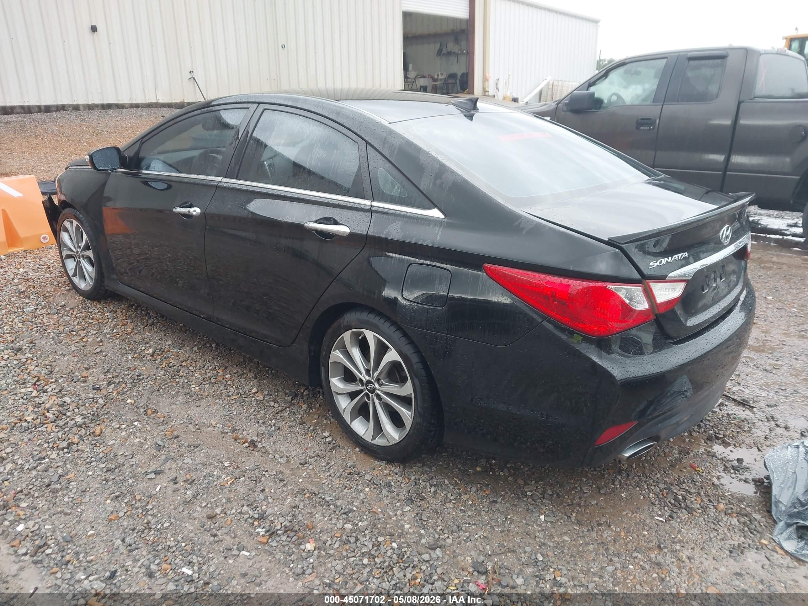 2014 Hyundai Sonata Se Black vin: 5NPEC4AC8EH835951