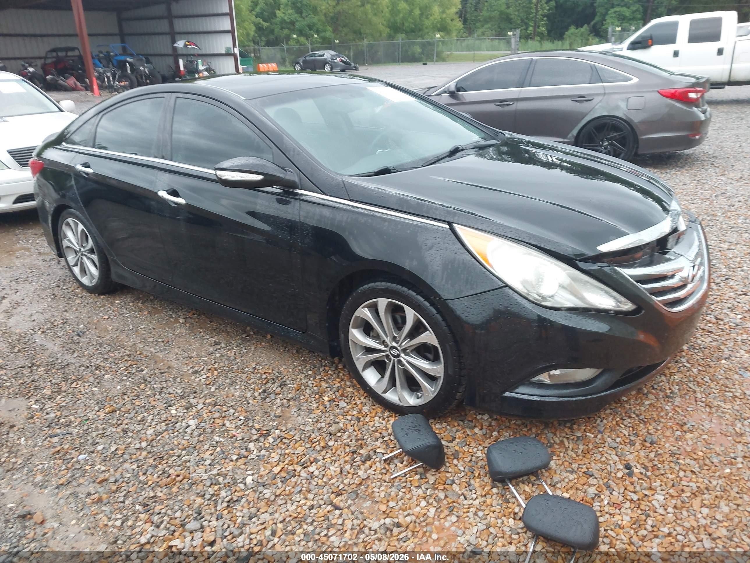 2014 Hyundai Sonata Se Black vin: 5NPEC4AC8EH835951