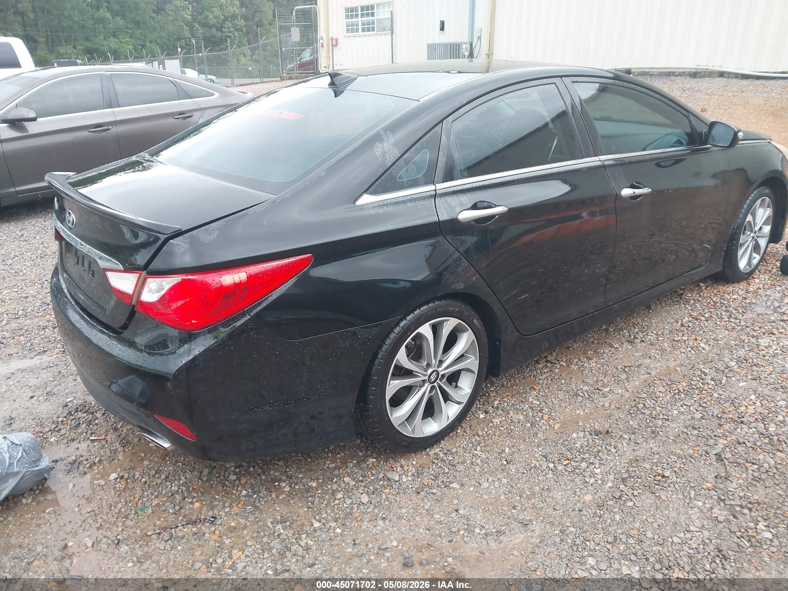 2014 Hyundai Sonata Se Black vin: 5NPEC4AC8EH835951