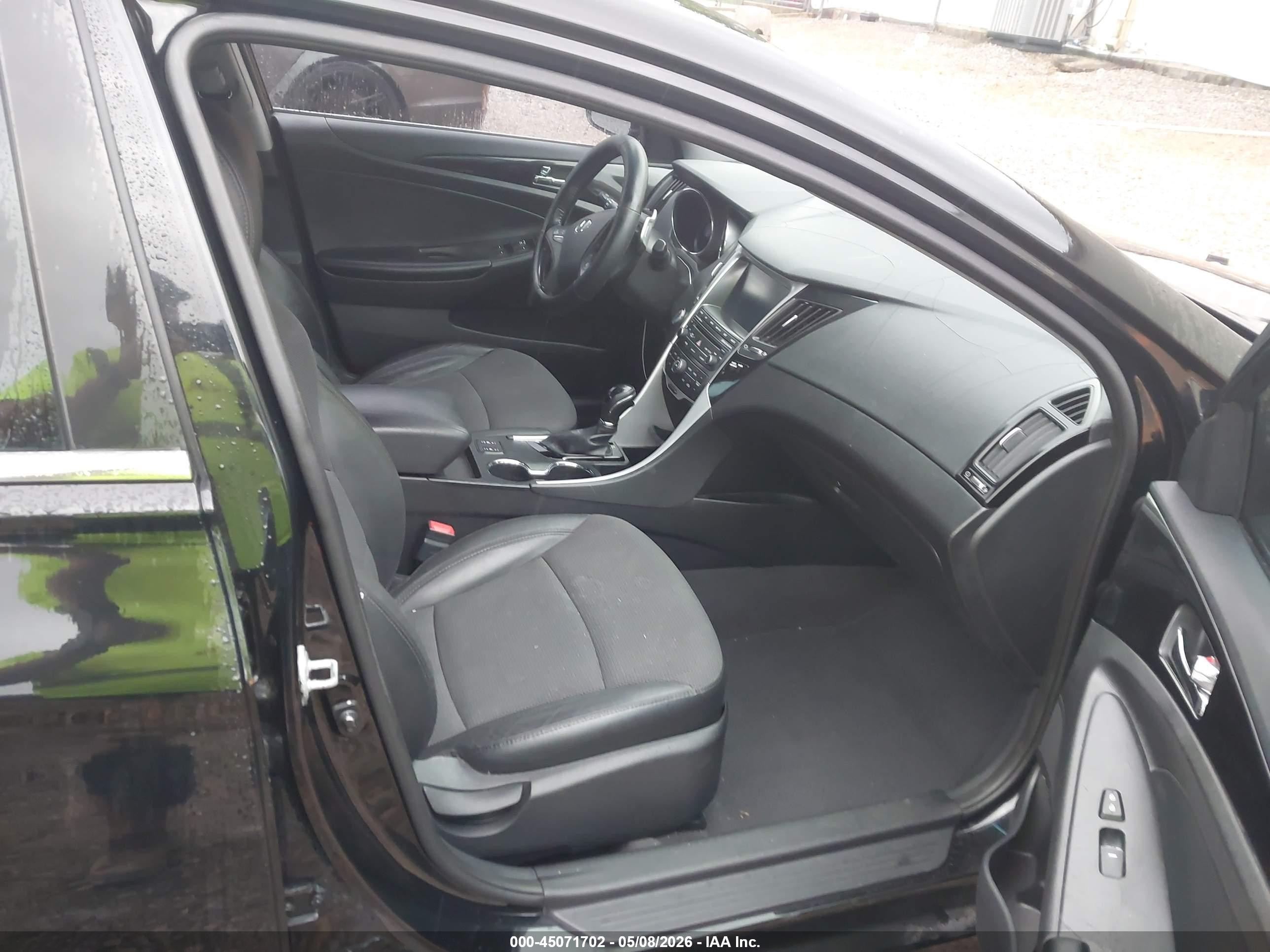 2014 Hyundai Sonata Se Black vin: 5NPEC4AC8EH835951
