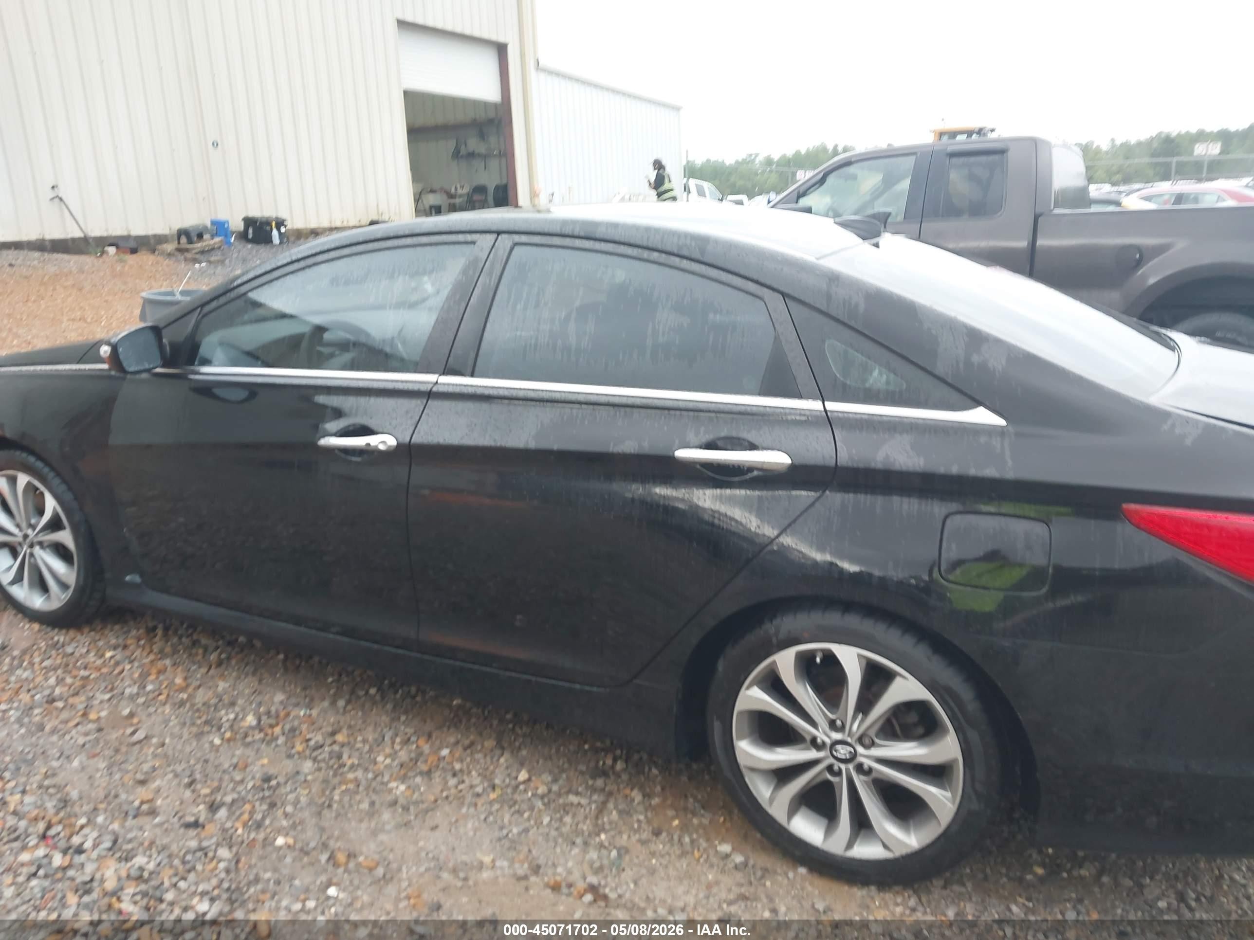 2014 Hyundai Sonata Se Black vin: 5NPEC4AC8EH835951