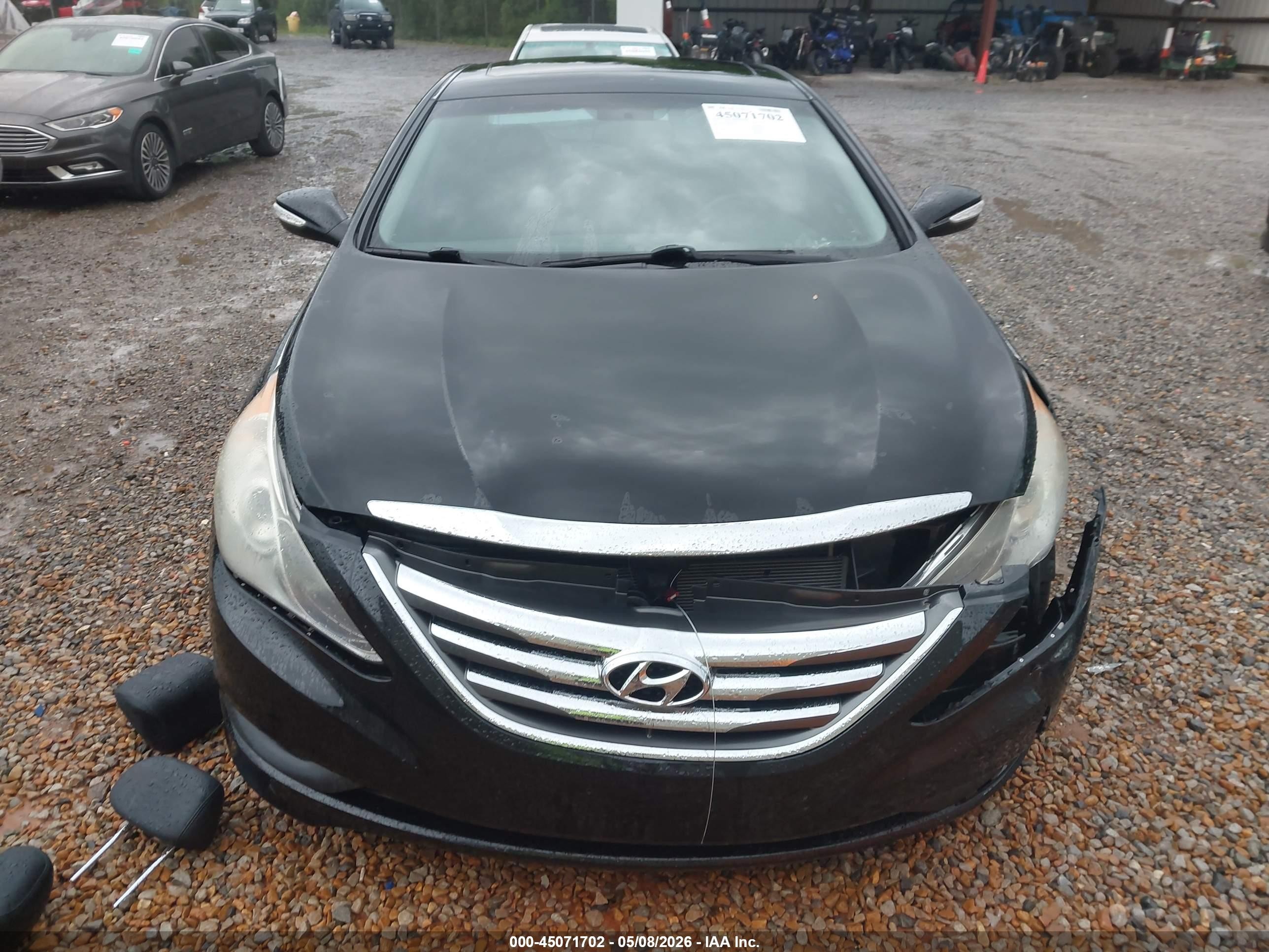 2014 Hyundai Sonata Se Black vin: 5NPEC4AC8EH835951