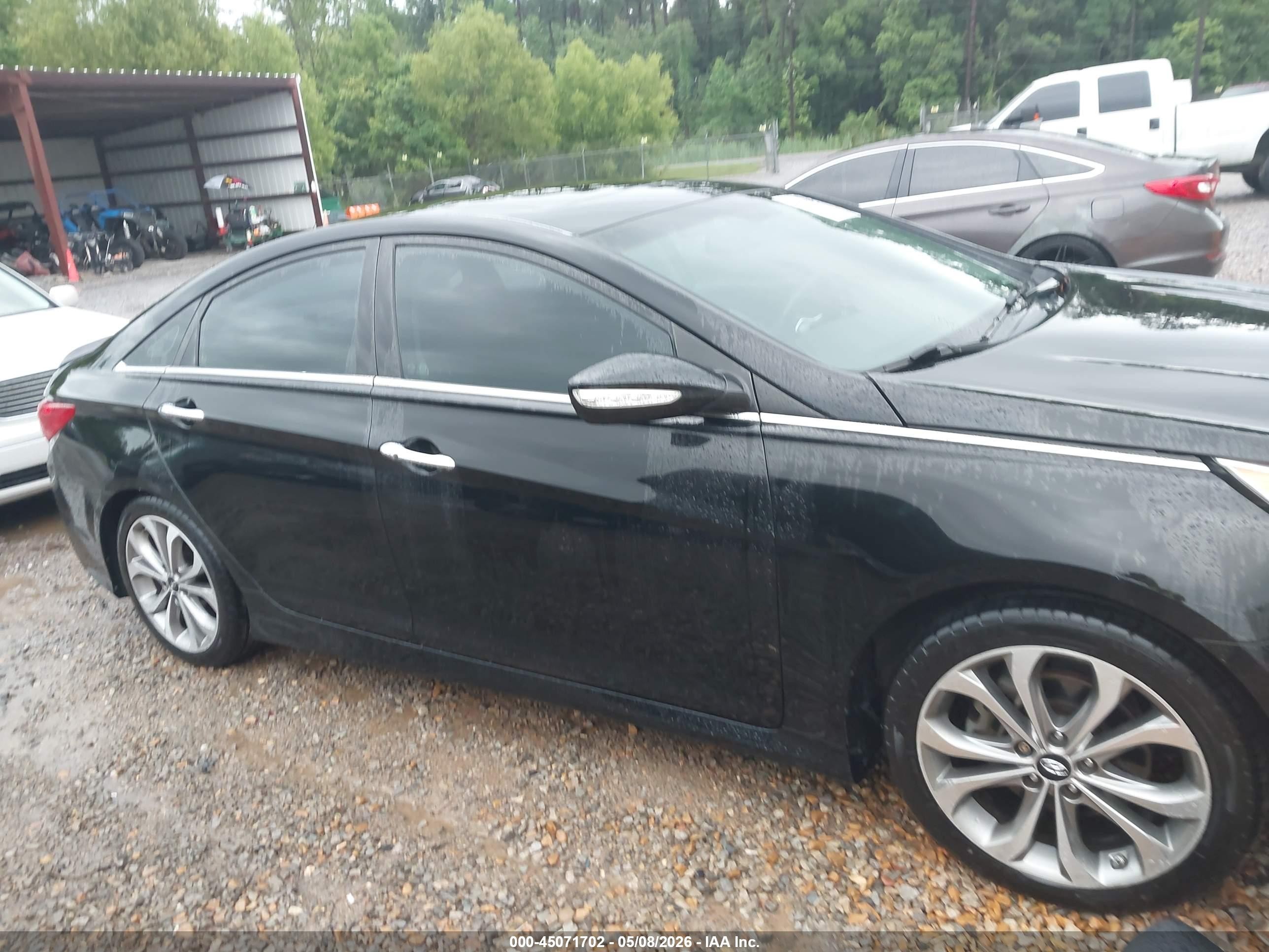 2014 Hyundai Sonata Se Black vin: 5NPEC4AC8EH835951