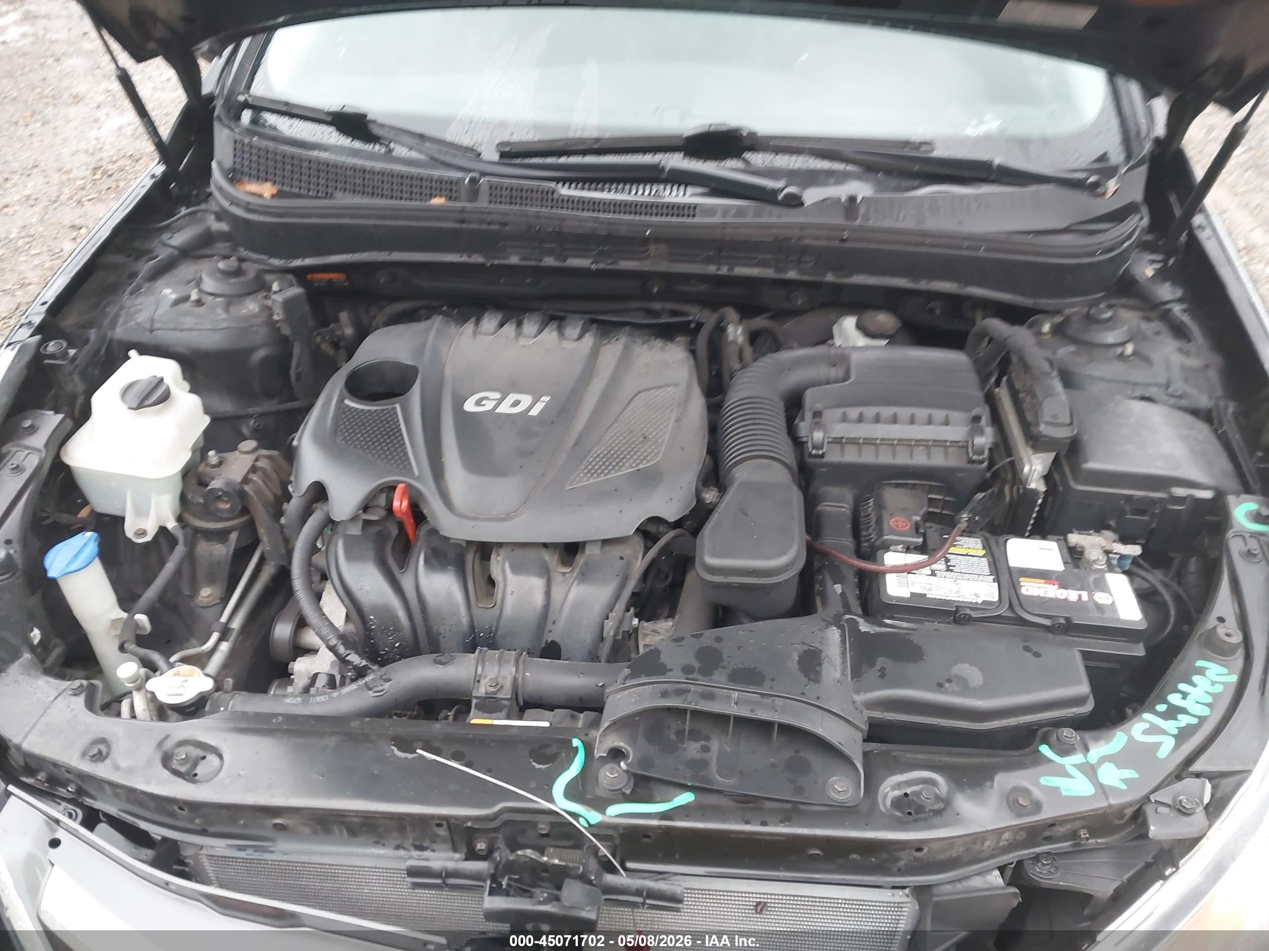 2014 Hyundai Sonata Se Black vin: 5NPEC4AC8EH835951