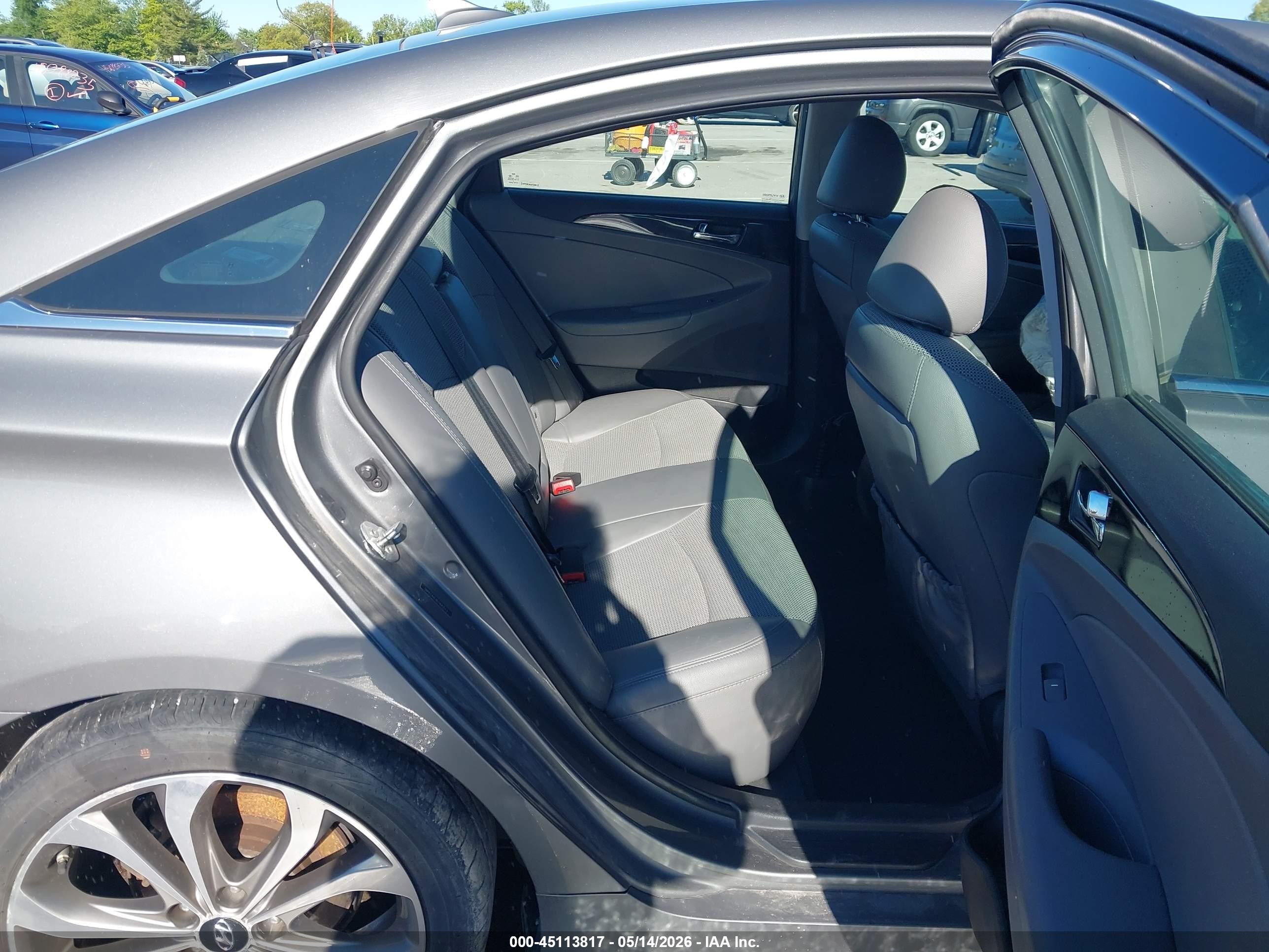 2014 Hyundai Sonata Se Gray vin: 5NPEC4AC8EH842513