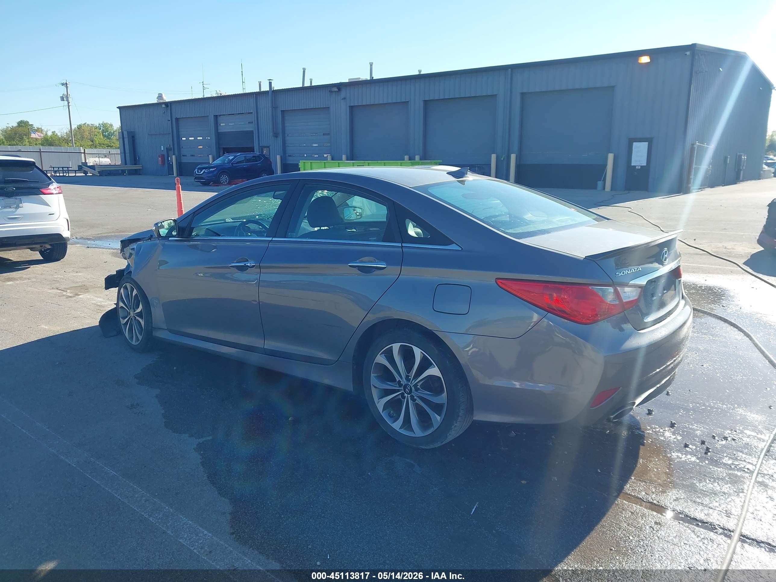 2014 Hyundai Sonata Se Gray vin: 5NPEC4AC8EH842513