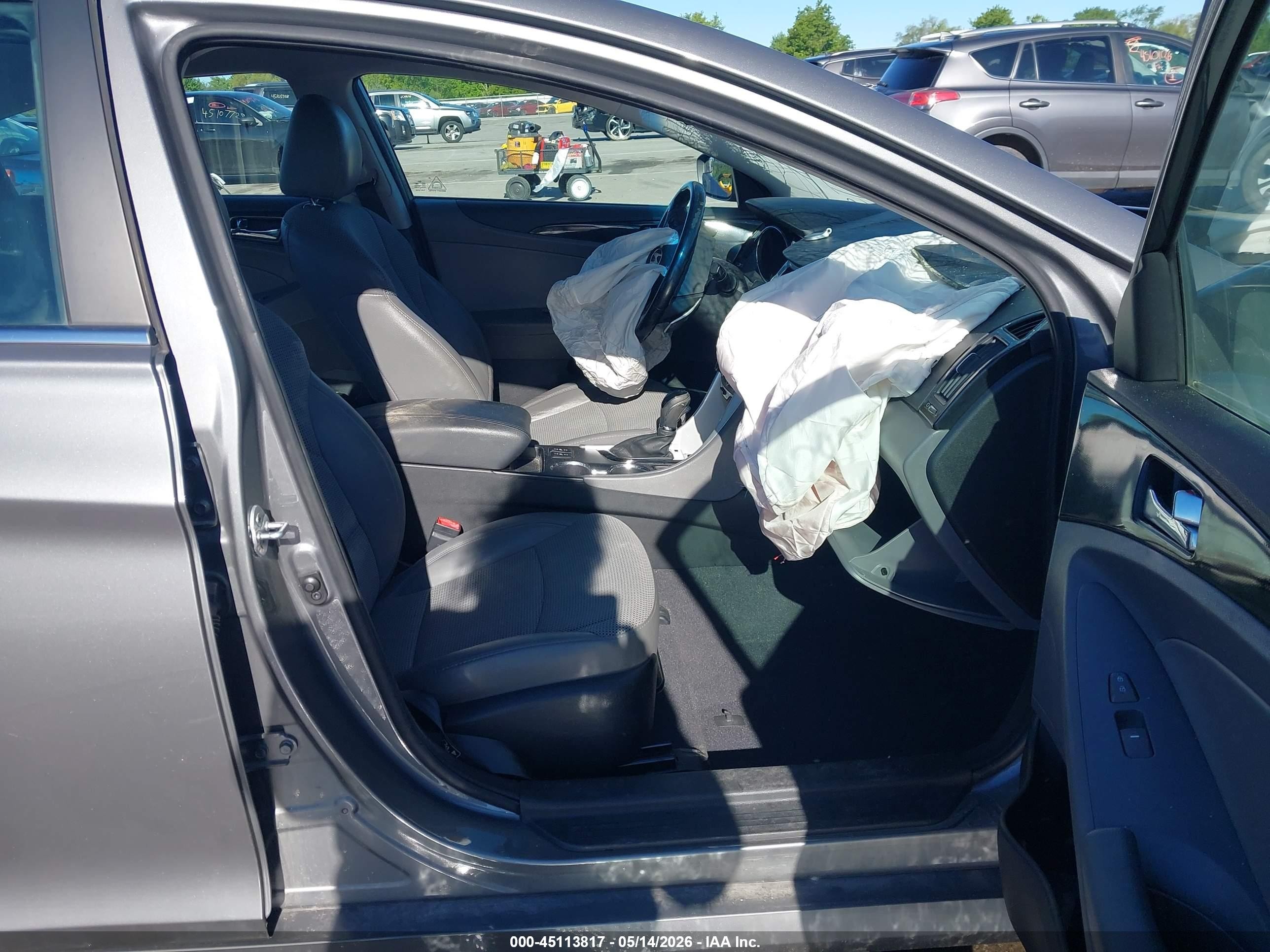 2014 Hyundai Sonata Se Gray vin: 5NPEC4AC8EH842513