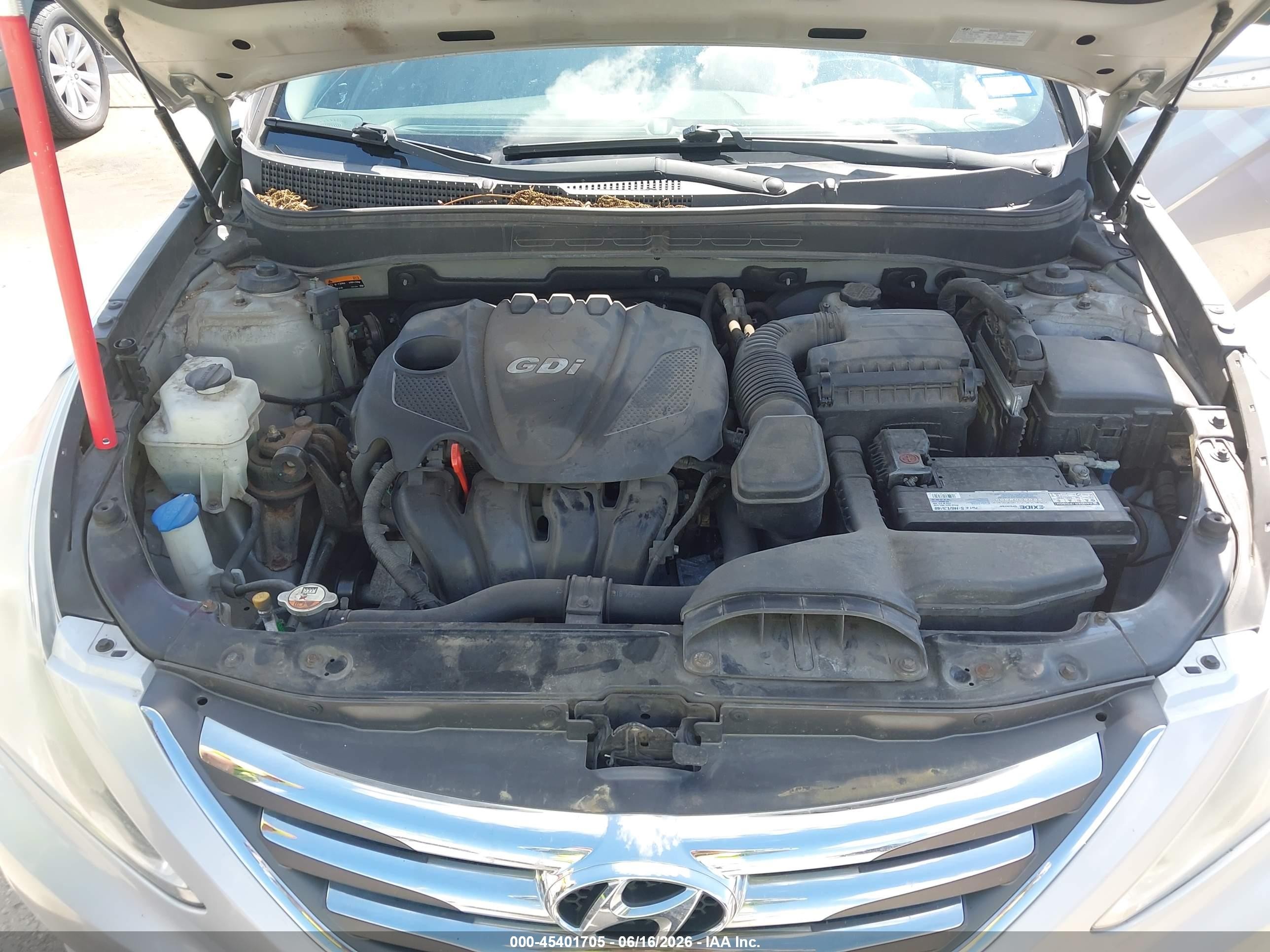 2014 Hyundai Sonata Se Silver vin: 5NPEC4AC8EH849073