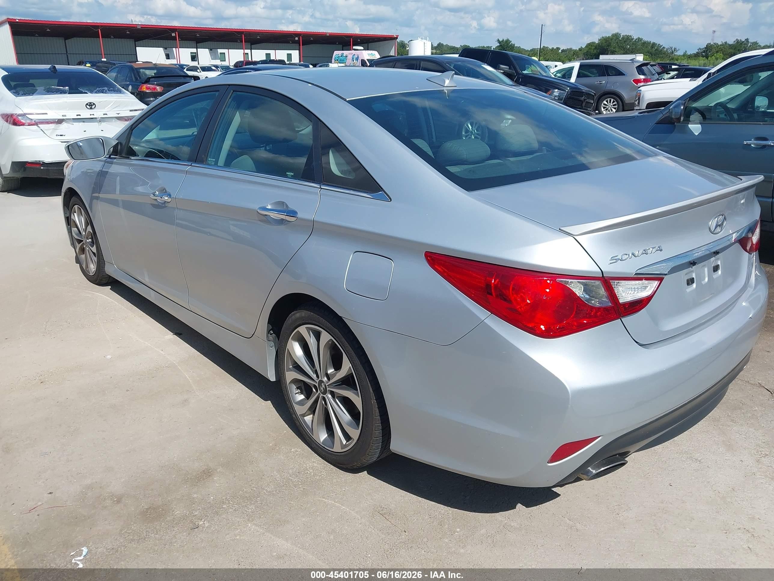 2014 Hyundai Sonata Se Silver vin: 5NPEC4AC8EH849073