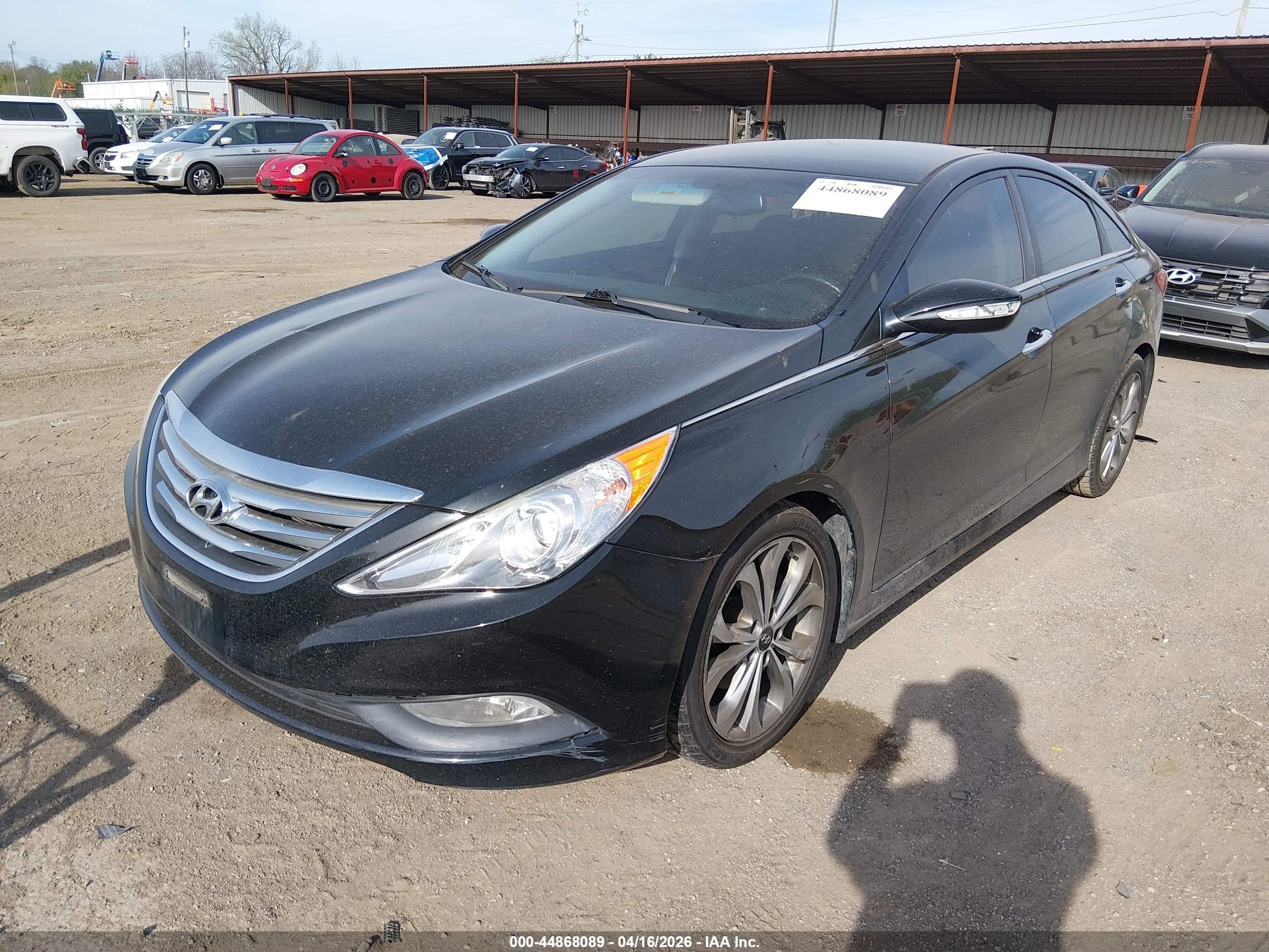2014 Hyundai Sonata Se Black vin: 5NPEC4AC8EH850238