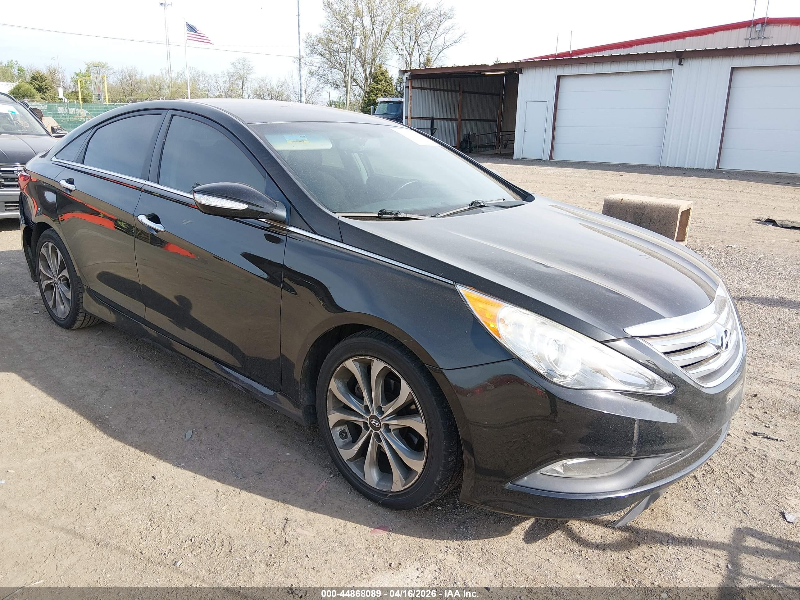 2014 Hyundai Sonata Se Black vin: 5NPEC4AC8EH850238