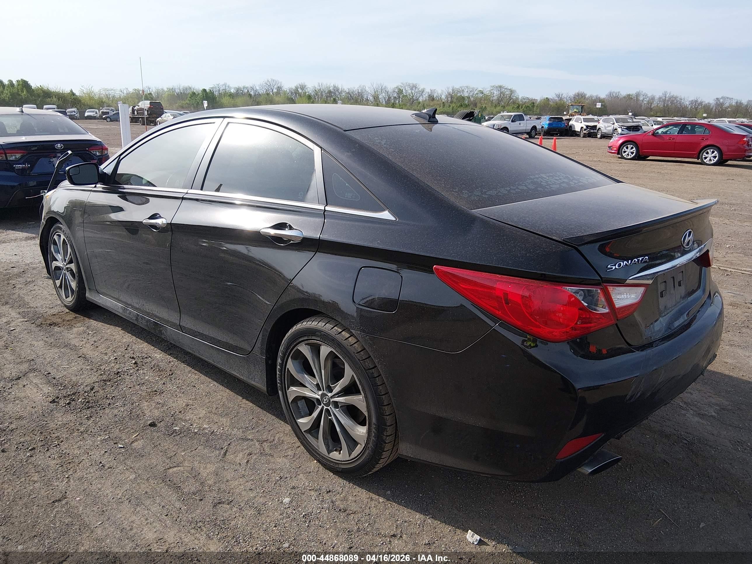 2014 Hyundai Sonata Se Black vin: 5NPEC4AC8EH850238
