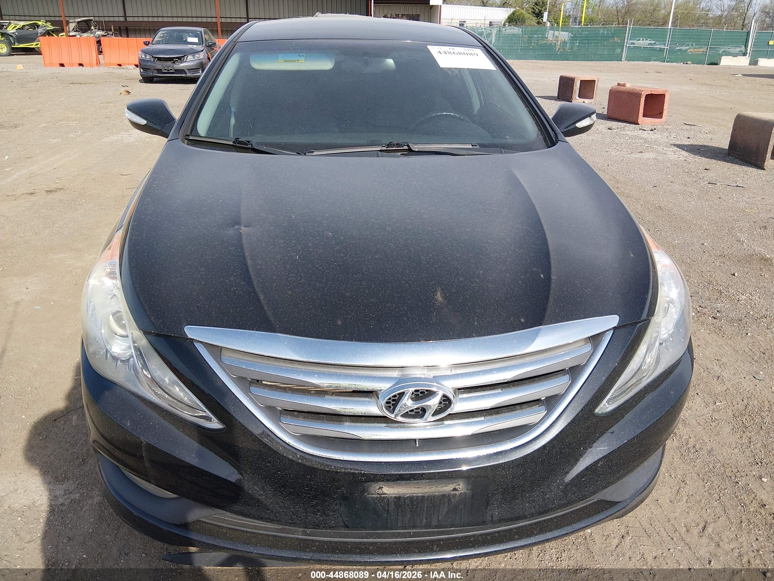 2014 Hyundai Sonata Se Black vin: 5NPEC4AC8EH850238