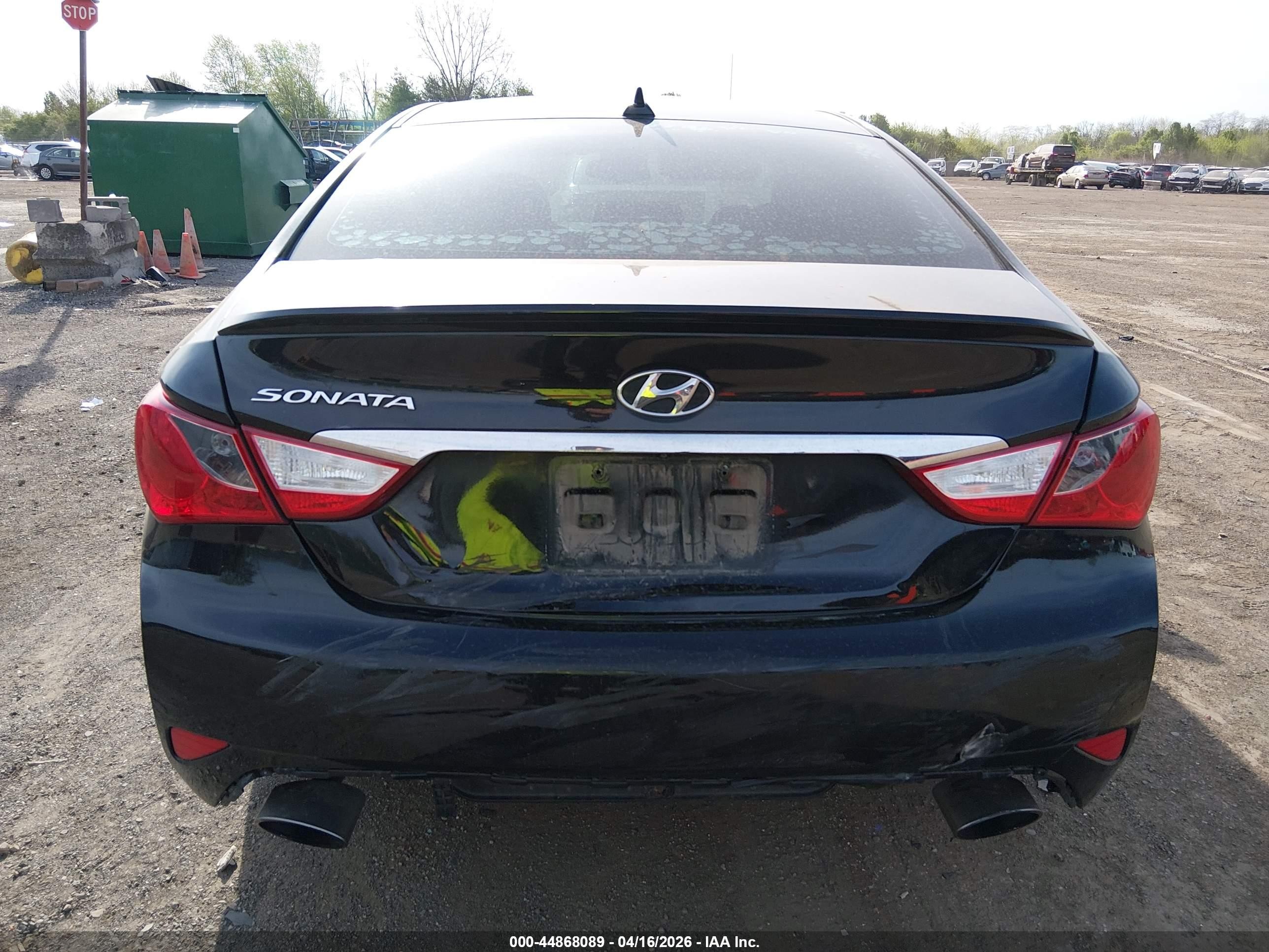 2014 Hyundai Sonata Se Black vin: 5NPEC4AC8EH850238