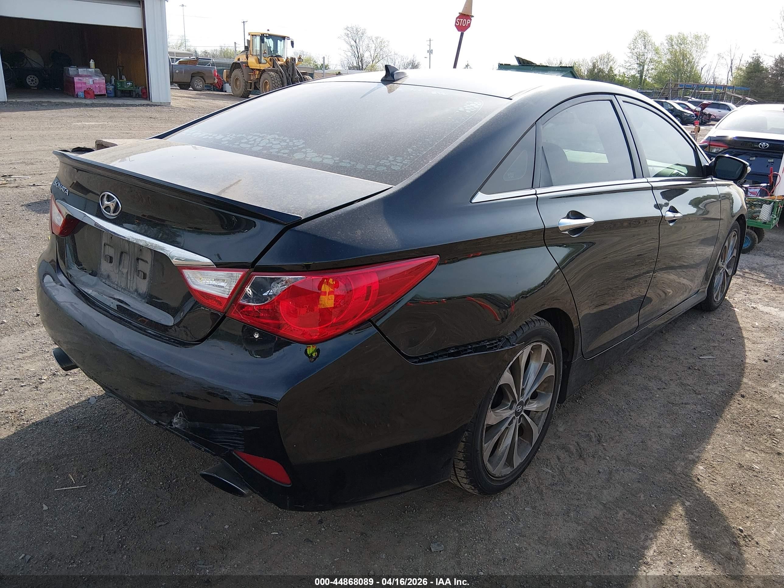 2014 Hyundai Sonata Se Black vin: 5NPEC4AC8EH850238