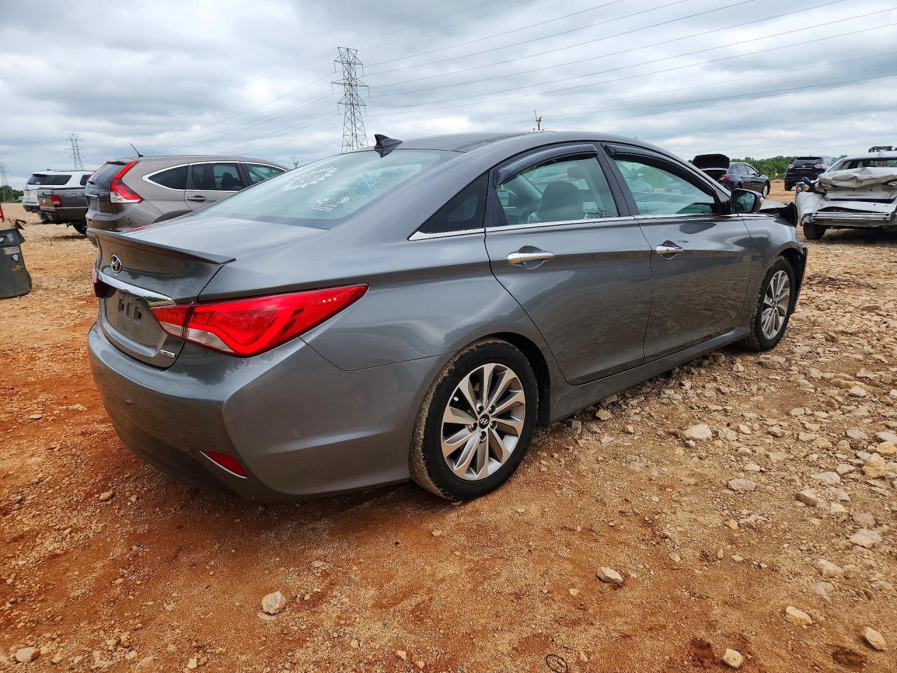 2014 Hyundai Sonata Limited Gray vin: 5NPEC4AC8EH867010
