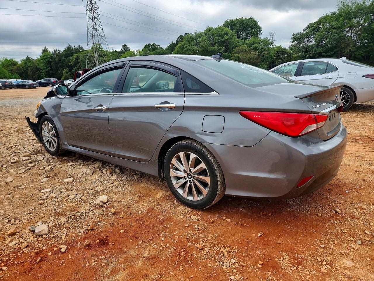 2014 Hyundai Sonata Limited Gray vin: 5NPEC4AC8EH867010