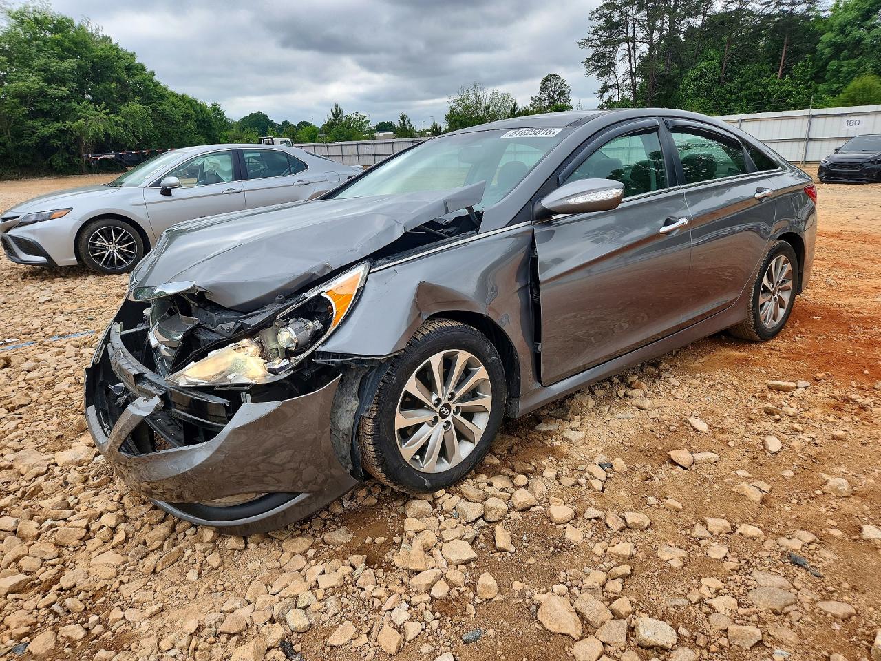 2014 Hyundai Sonata Limited Gray vin: 5NPEC4AC8EH867010