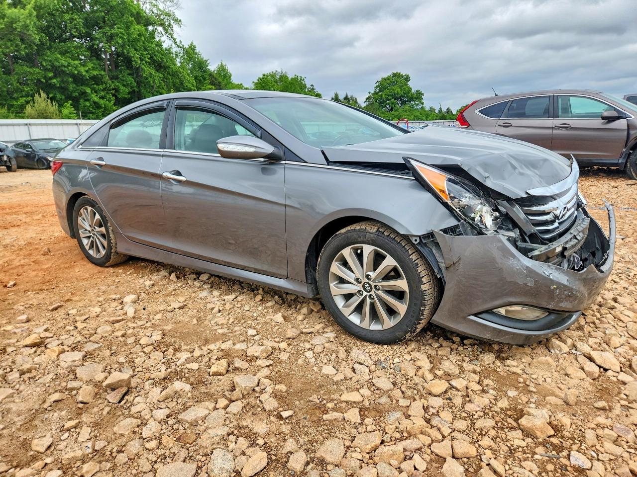 2014 Hyundai Sonata Limited Gray vin: 5NPEC4AC8EH867010