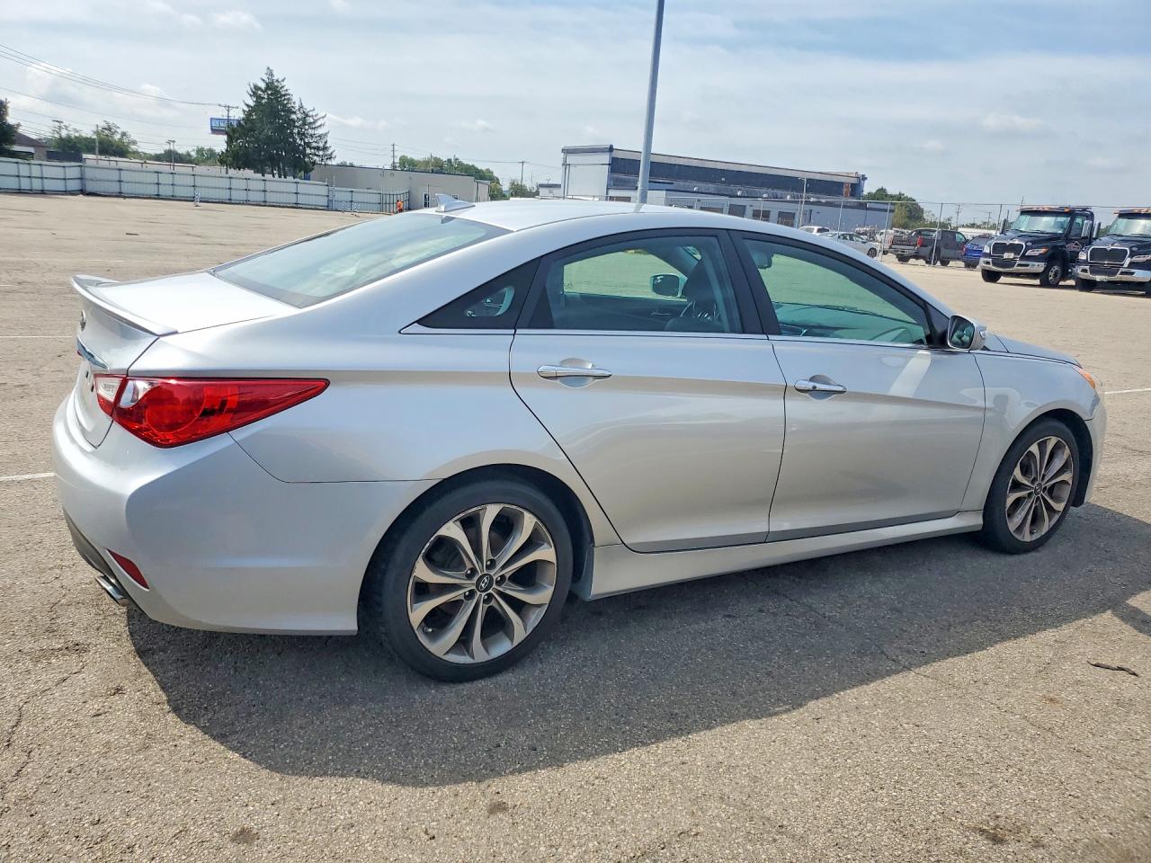 2014 Hyundai Sonata Se Silver vin: 5NPEC4AC8EH868111