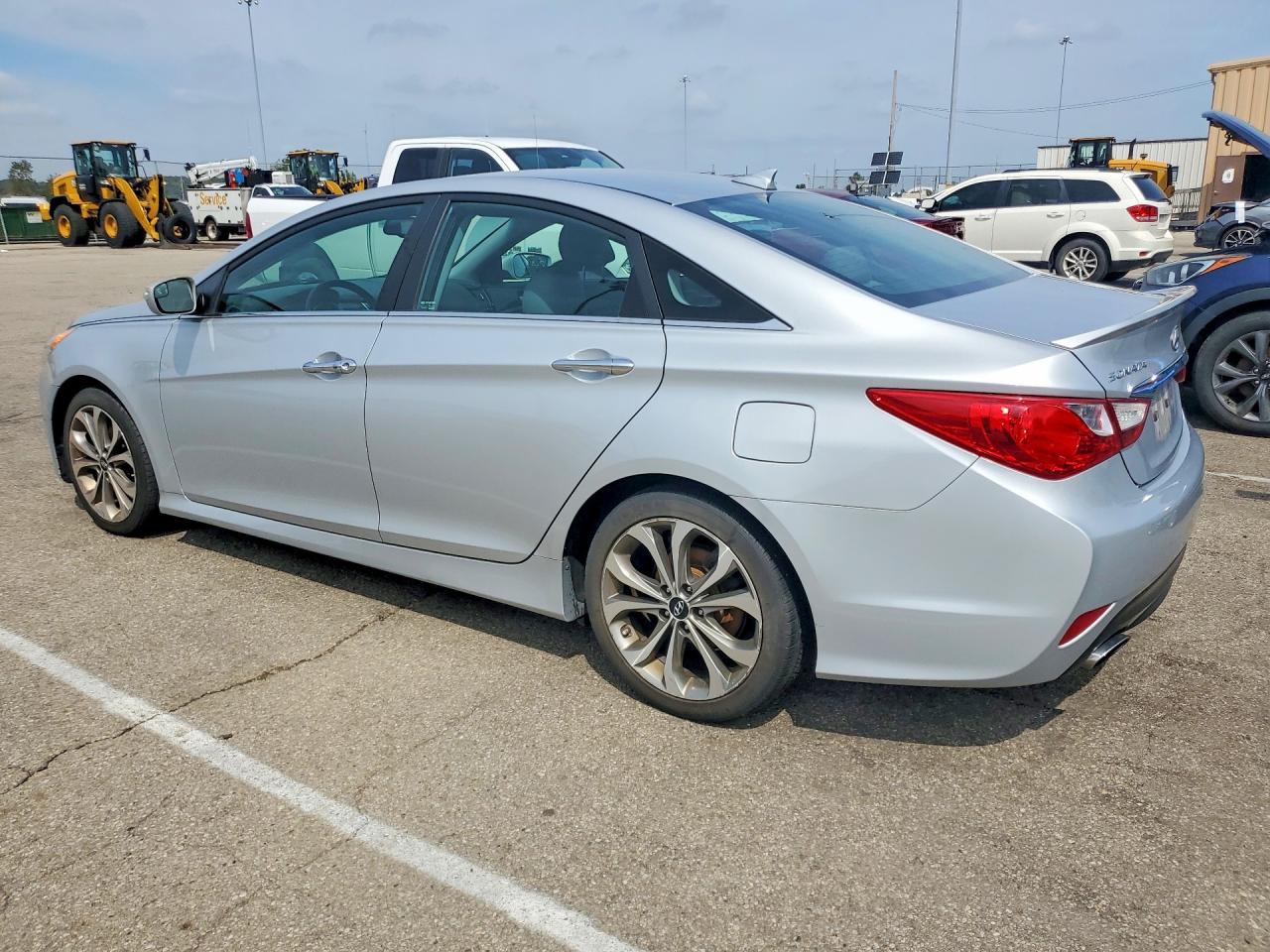 2014 Hyundai Sonata Se Silver vin: 5NPEC4AC8EH868111