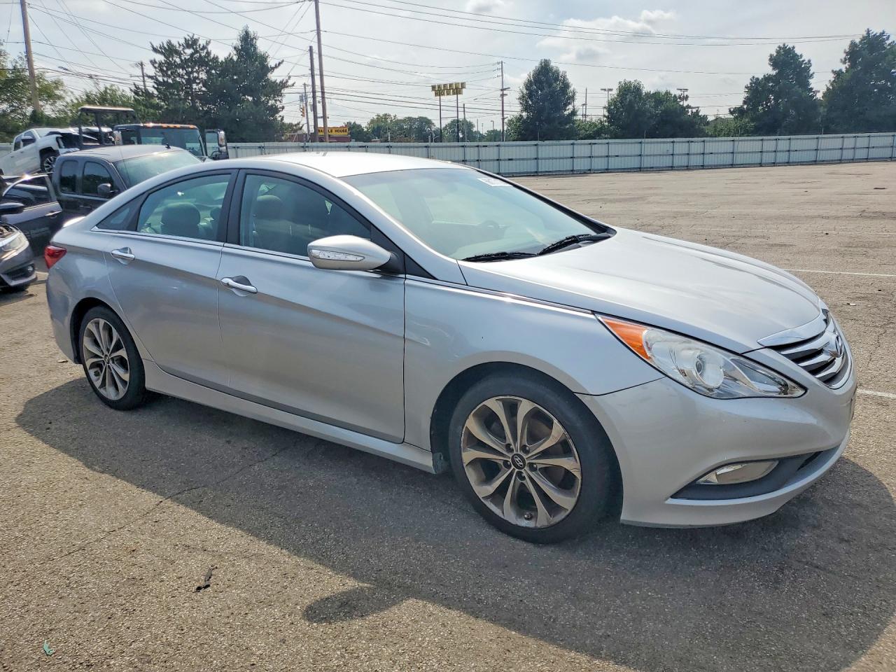 2014 Hyundai Sonata Se Silver vin: 5NPEC4AC8EH868111