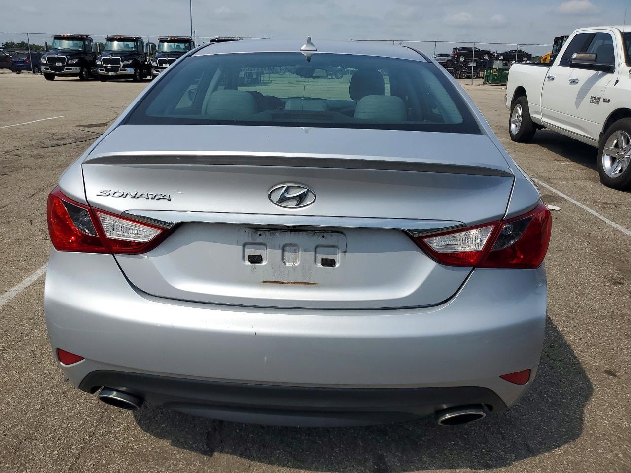 2014 Hyundai Sonata Se Silver vin: 5NPEC4AC8EH868111