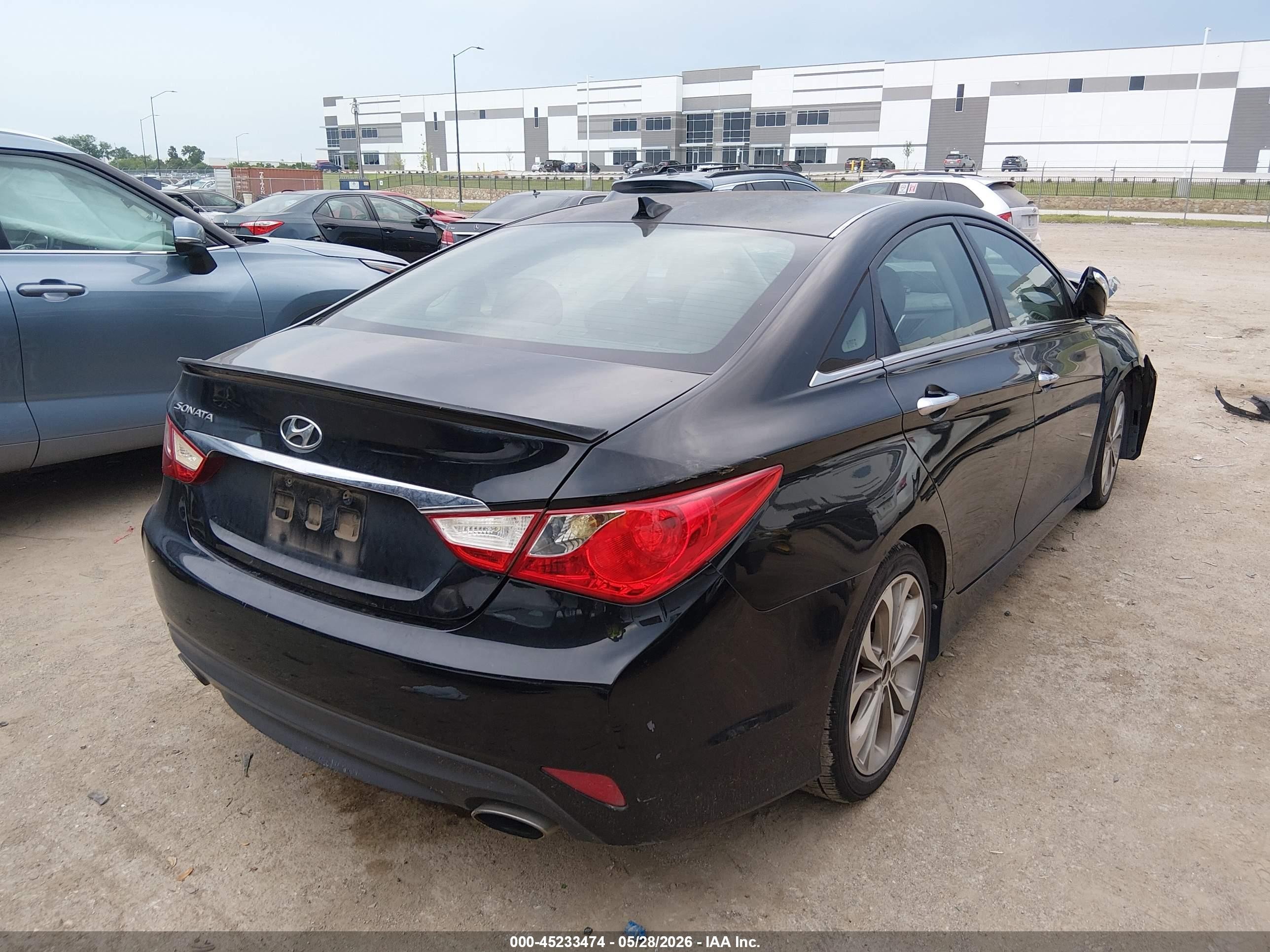 2014 Hyundai Sonata Se Black vin: 5NPEC4AC8EH868674