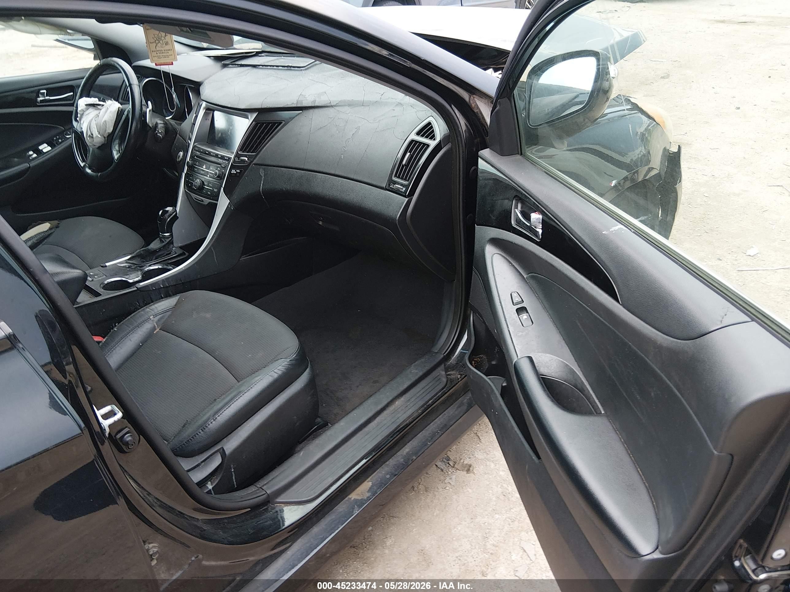 2014 Hyundai Sonata Se Black vin: 5NPEC4AC8EH868674