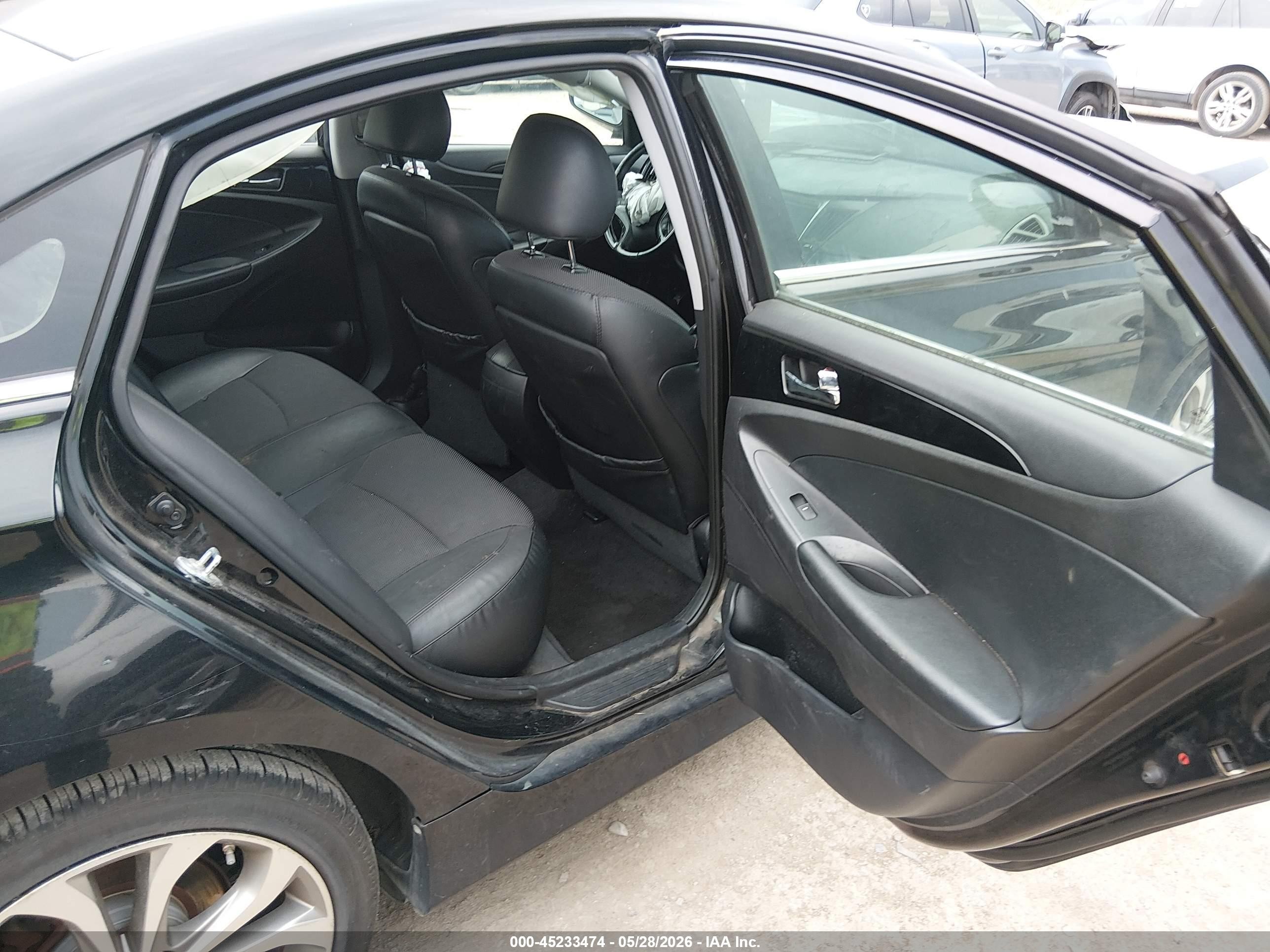 2014 Hyundai Sonata Se Black vin: 5NPEC4AC8EH868674