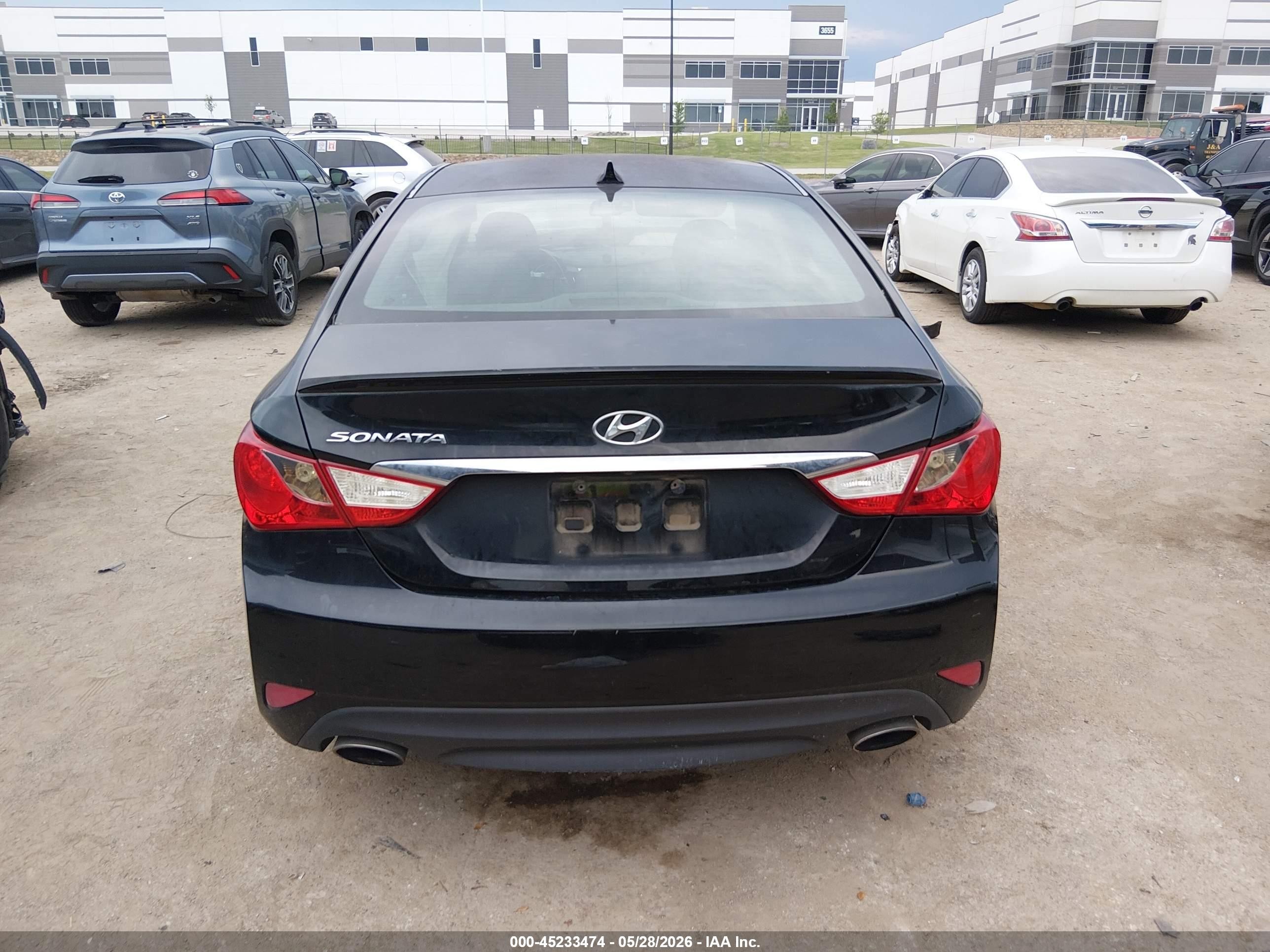 2014 Hyundai Sonata Se Black vin: 5NPEC4AC8EH868674