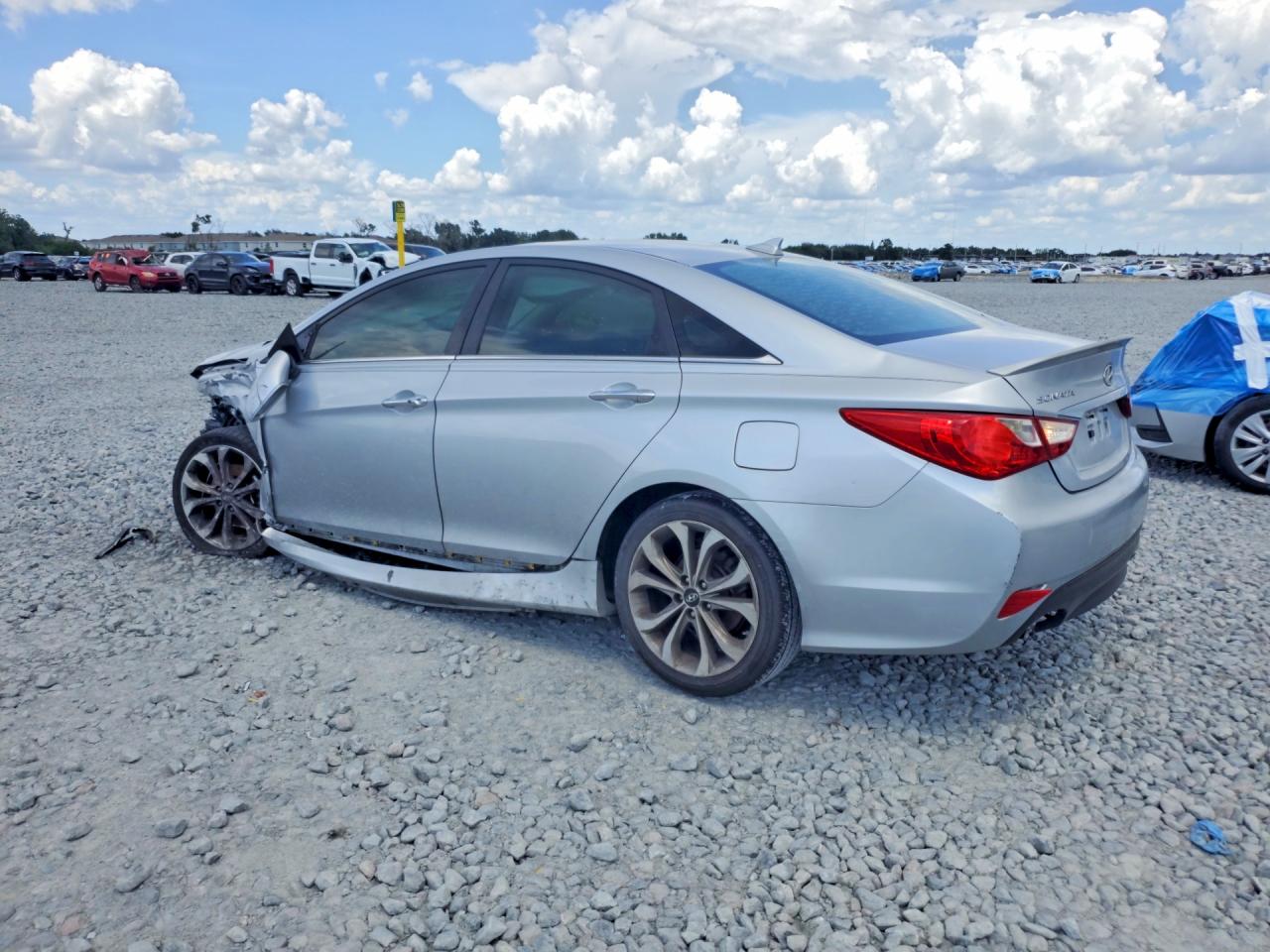 2014 Hyundai Sonata Se Gray vin: 5NPEC4AC8EH875284