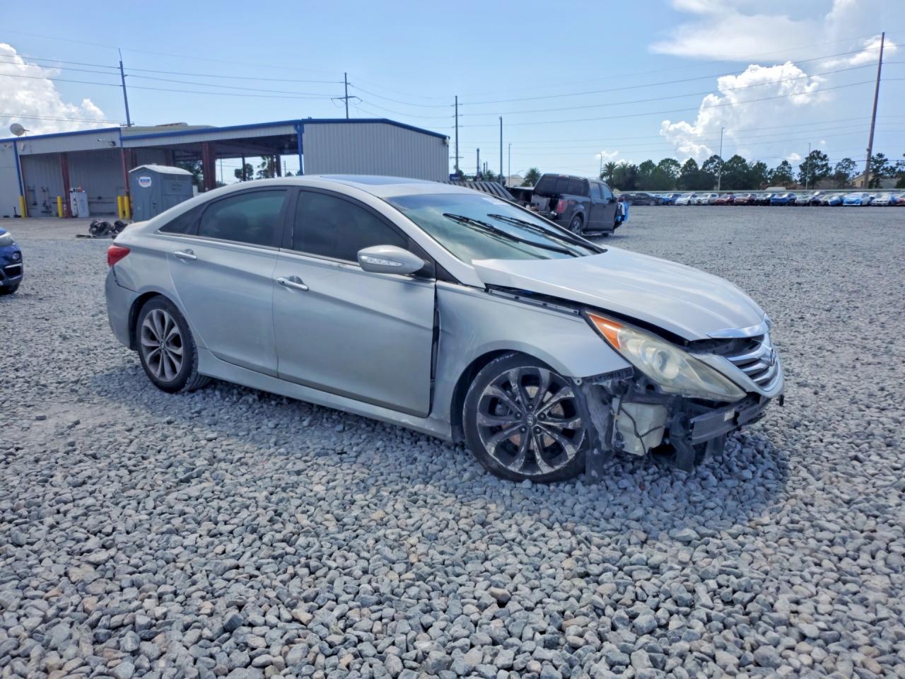 2014 Hyundai Sonata Se Gray vin: 5NPEC4AC8EH875284