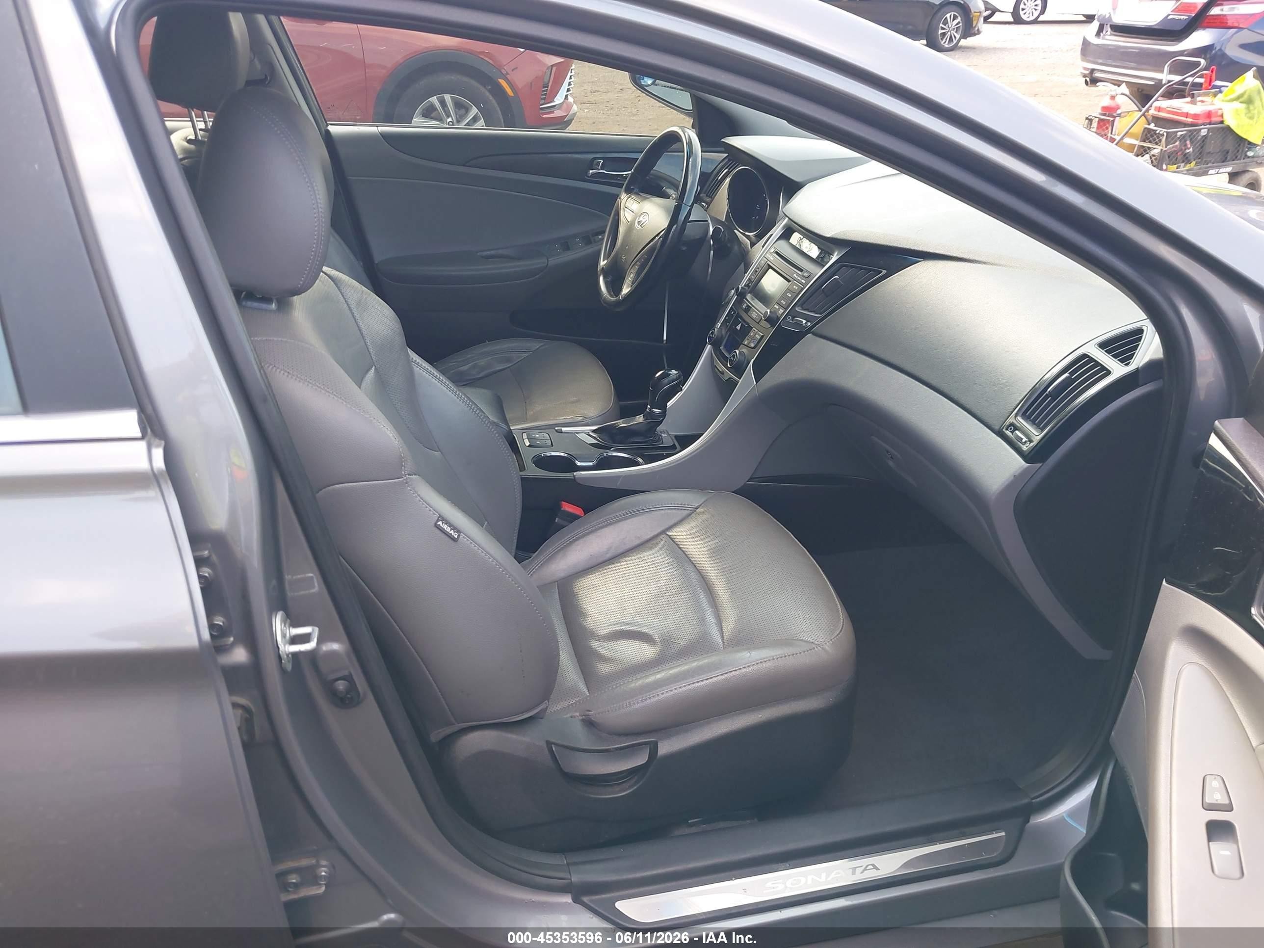 2014 Hyundai Sonata Limited Gray vin: 5NPEC4AC8EH900782